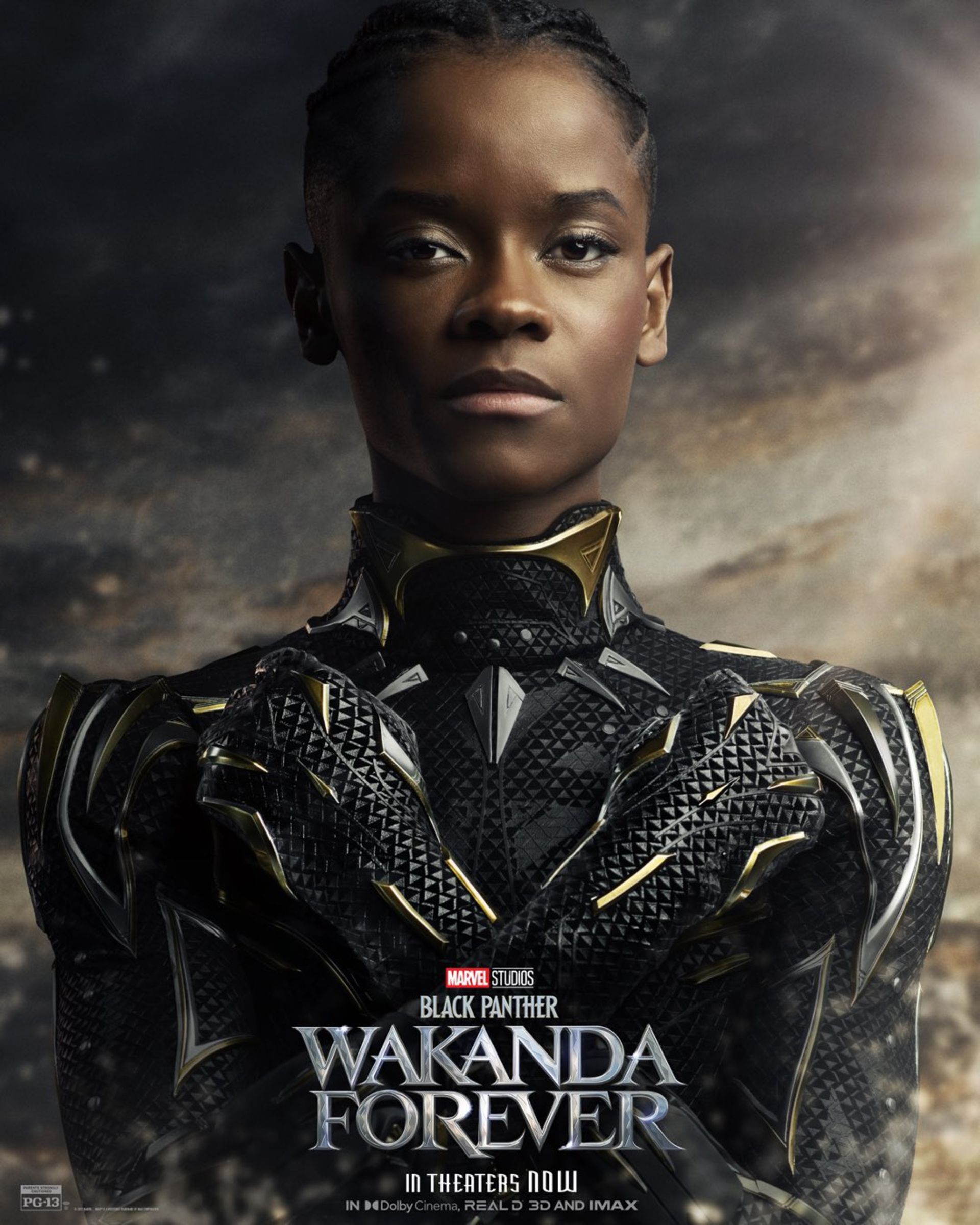پوستر جدید فیلم Black Panther: Wakanda Forever با محوریت معرفی شوری به‌عنوان پلنگ سیاه بعدی