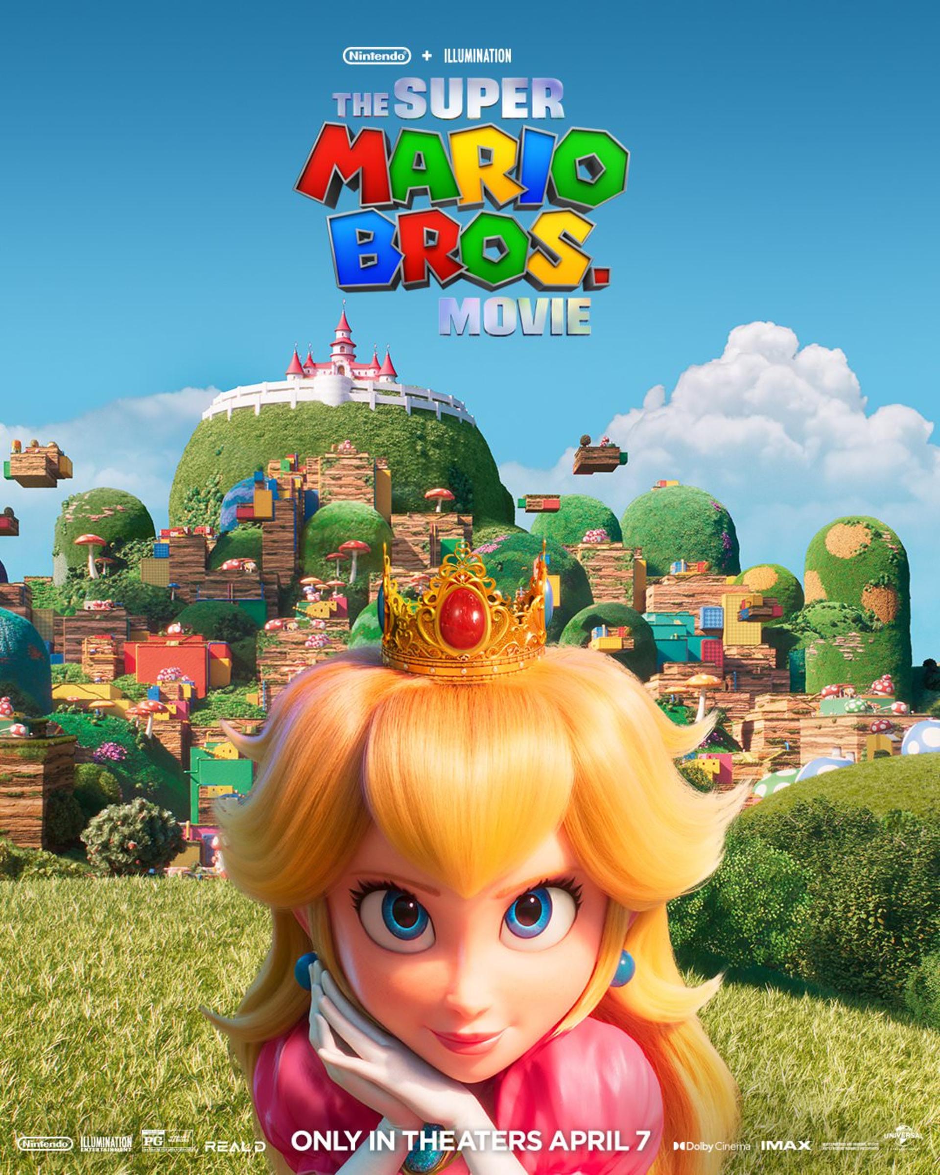 پوستر پرنسس پیچ در انیمیشن The Super Mario Bros. Movie
