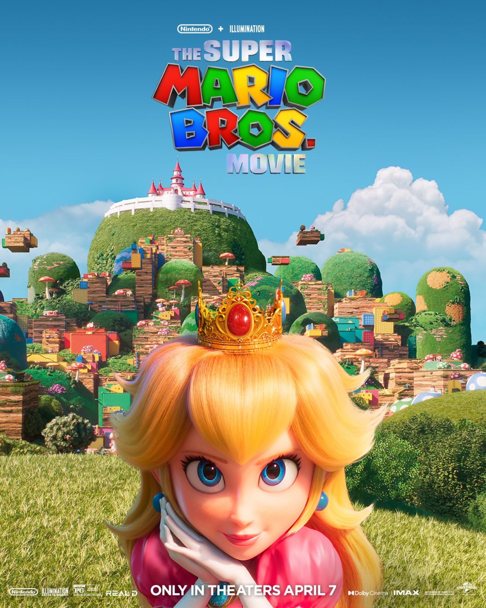 پوستر پرنسس پیچ در انیمیشن The Super Mario Bros. Movie