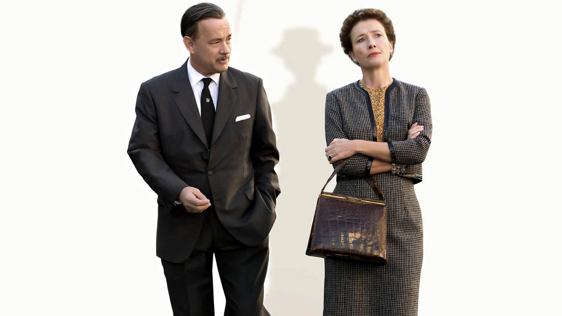اما تامسون و تام هنکس در پوستر  فیلم Saving Mr. Banks