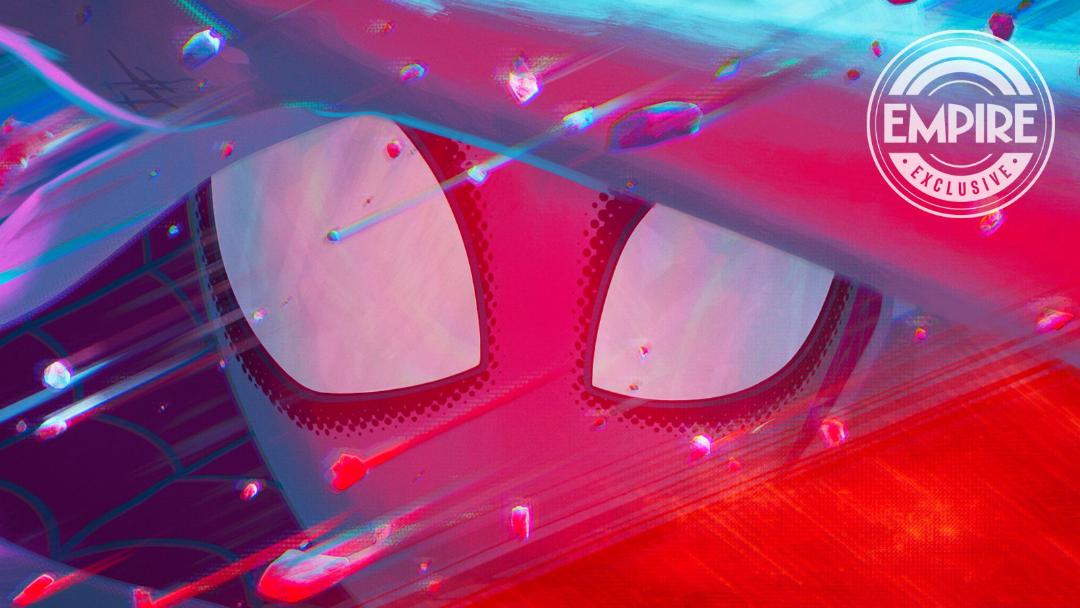 اسپایدر گوئن در وسط صحنه اکشن در انیمیشن Spider-Man: Across the Spider-Verse