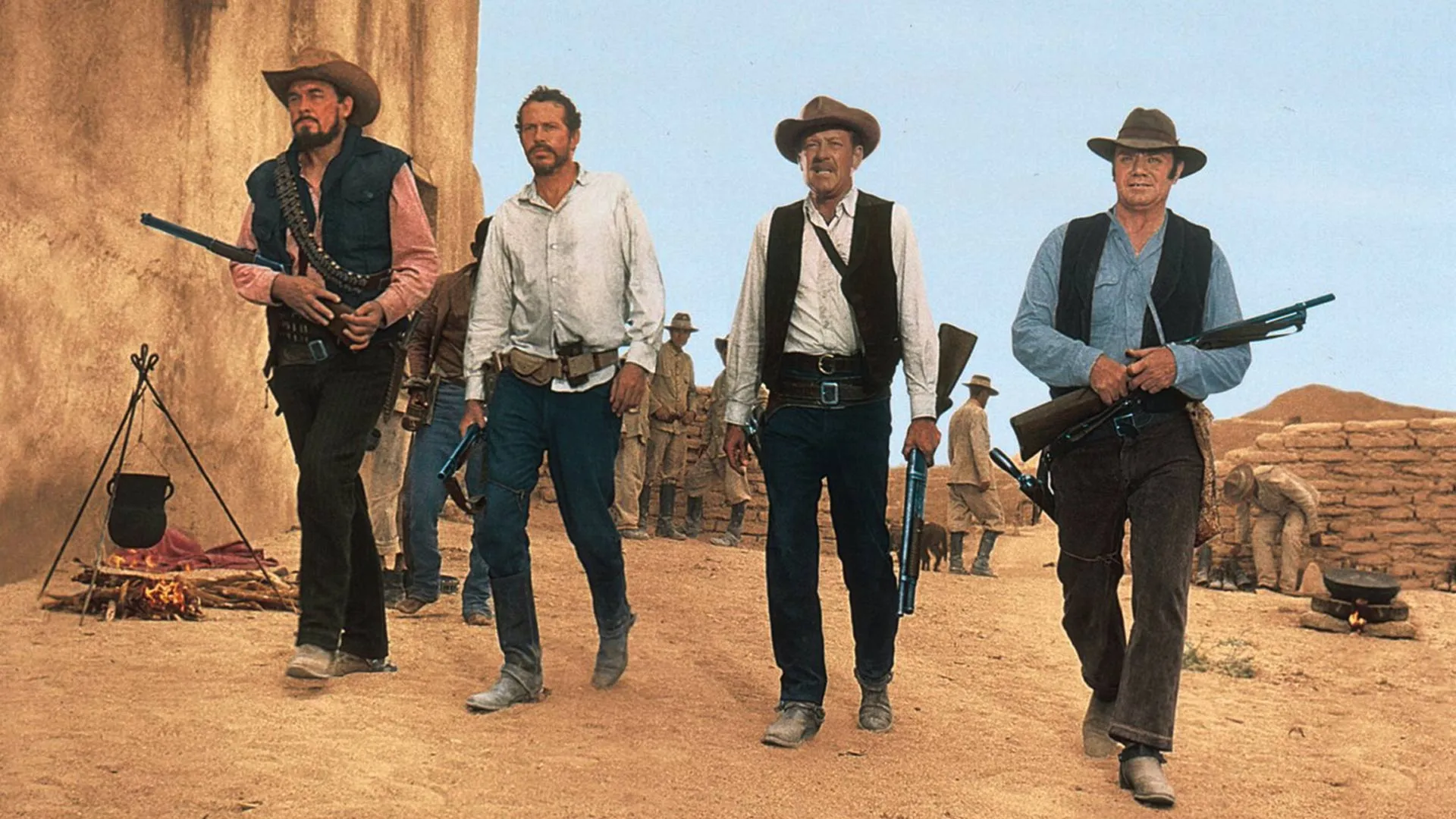 دیک در حال راه رفتن در فیلم  The Wild Bunch