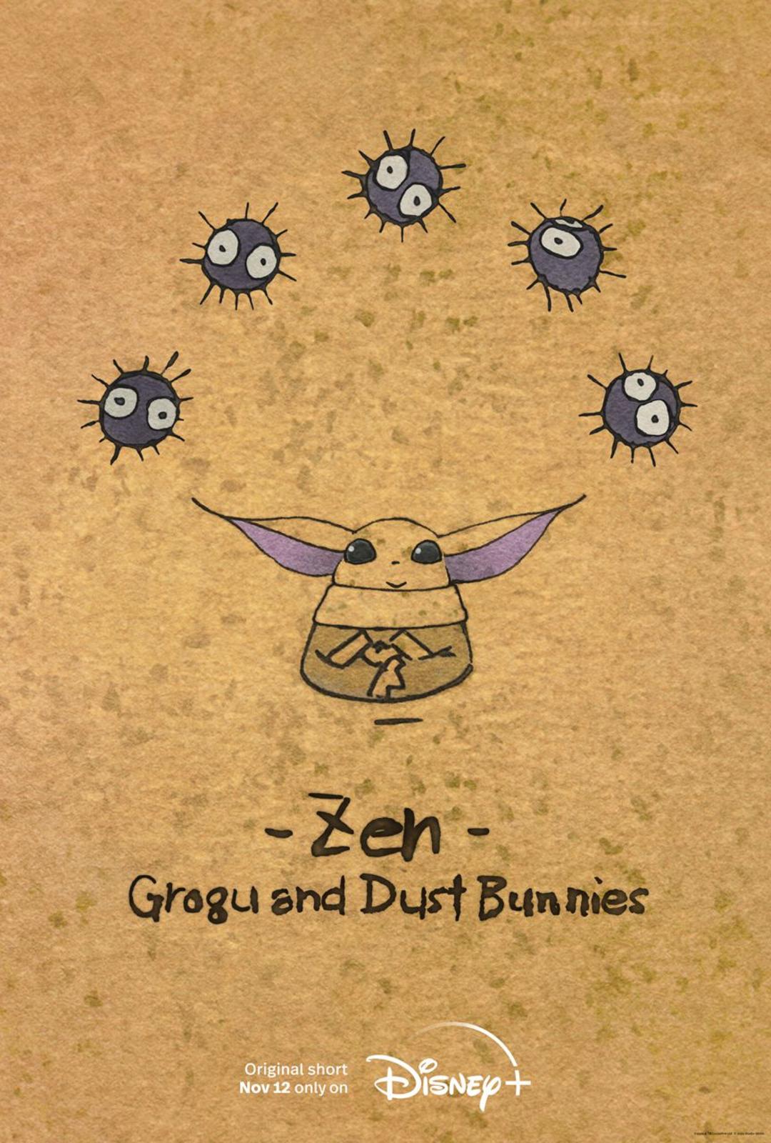پوستر انیمیشن Zen – Grogu and Dust Bunnies