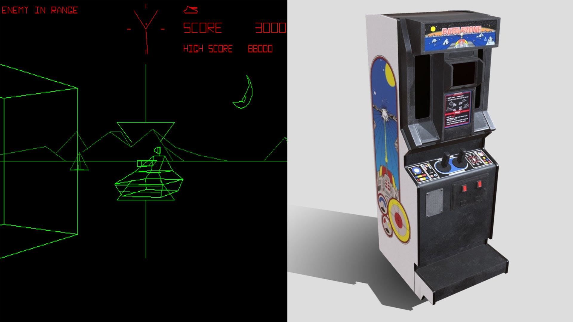 بازی Battlezone و دستگاه آرکید آن