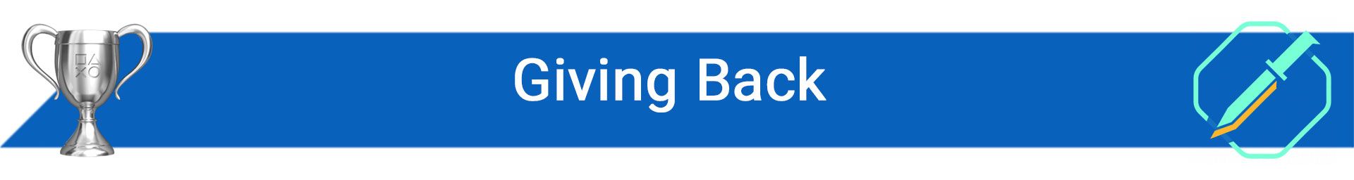 تروفی Giving Back
