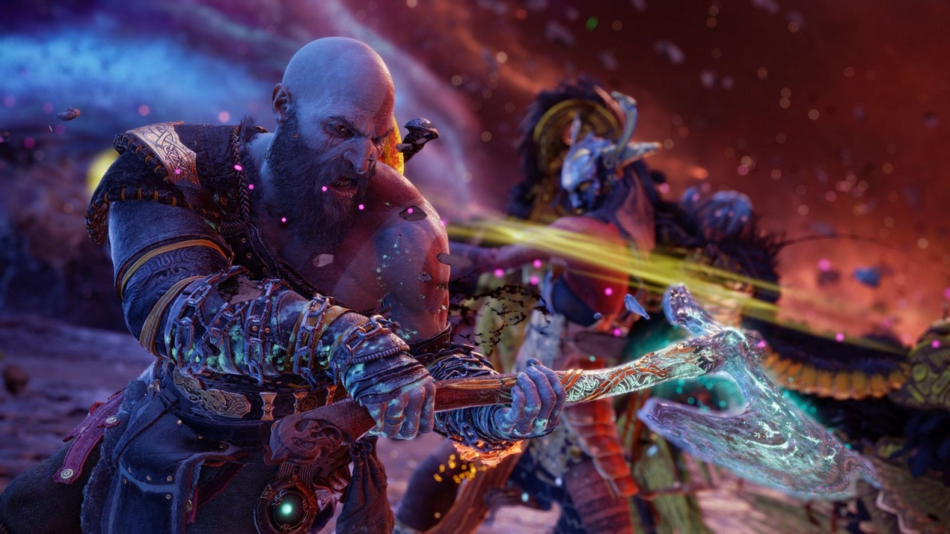 مبارزه با تبر در God of War Ragnarok