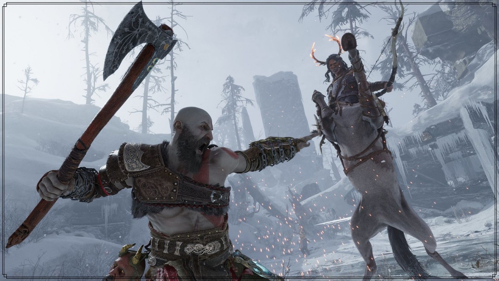 مبارزه با دشمنان در God of War Ragnarok