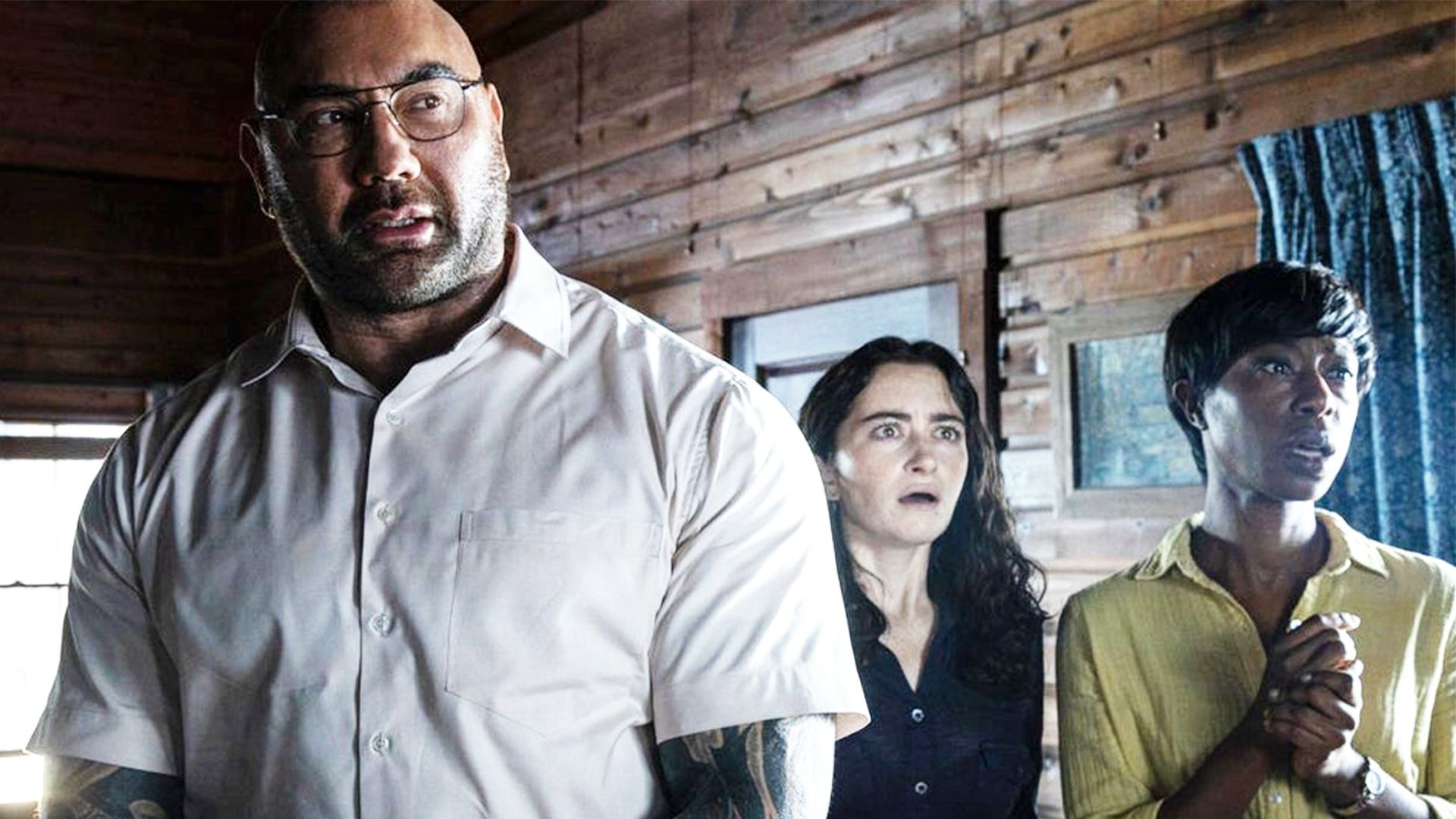 نقش‌آفرینی دیو باتیستا در فیلم Knock at the Cabin 