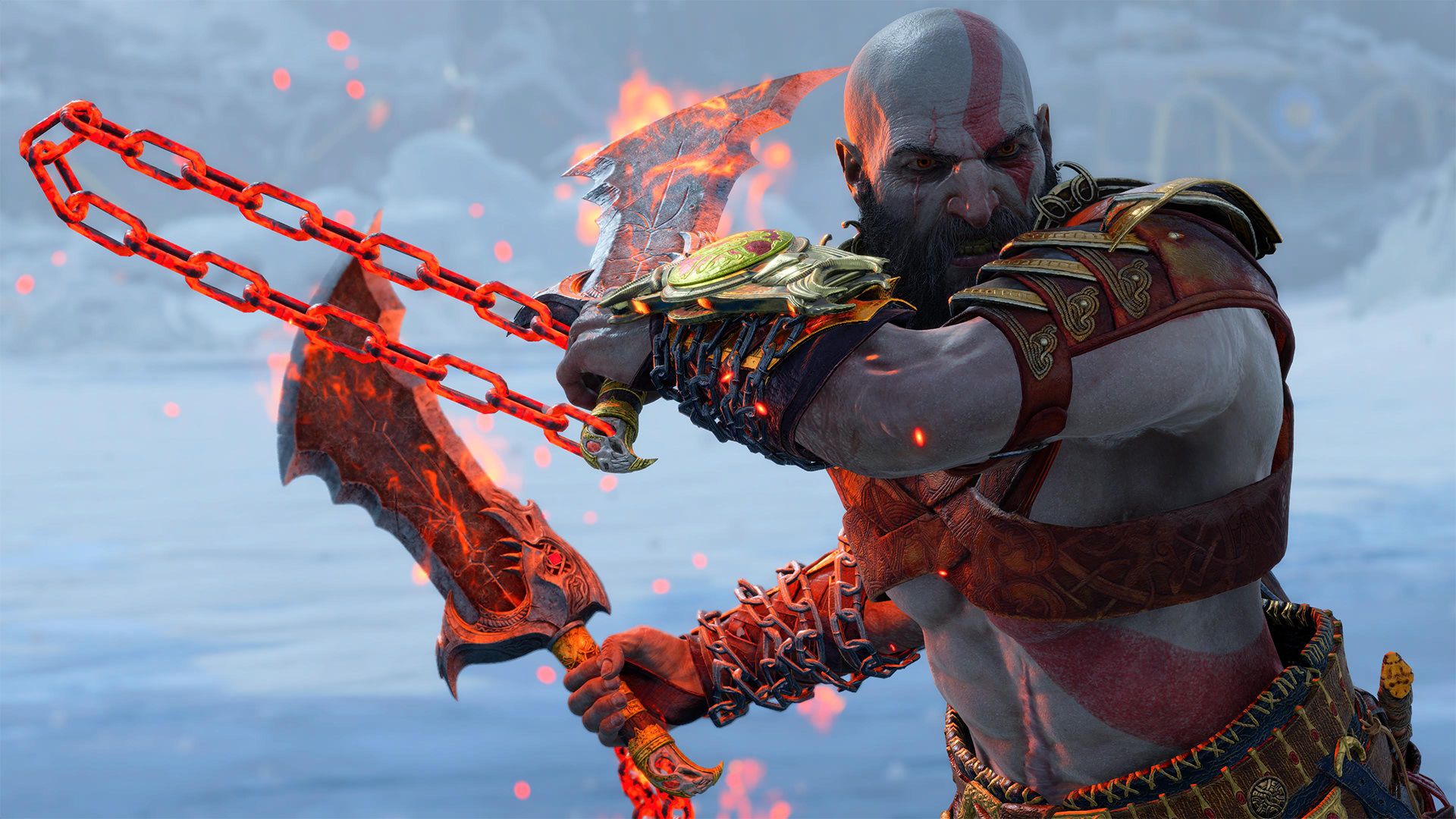 مبارزات کریتوس در بازی God of War Ragnarok