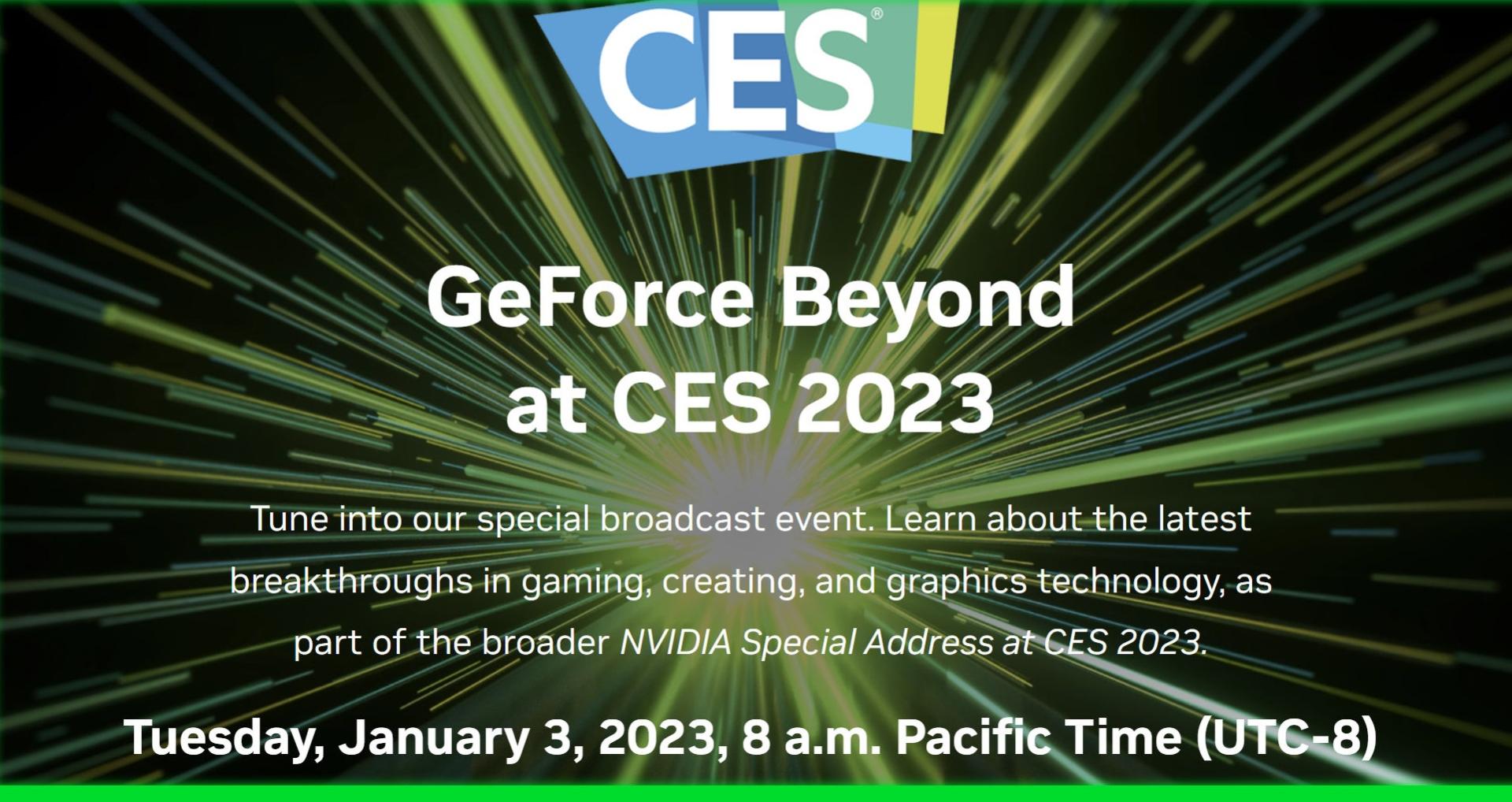 رویداد GeForce Beyond انویدیا در سال 2023