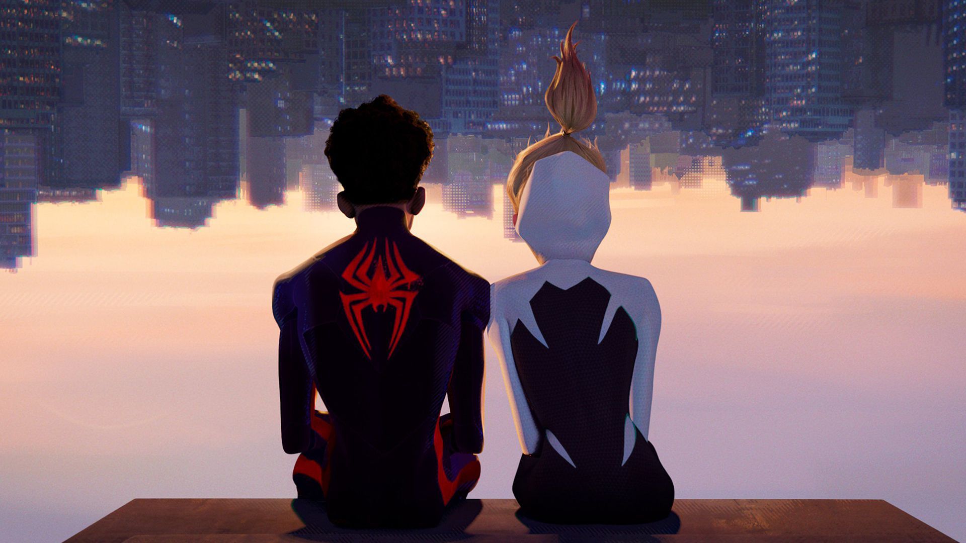 وارونه بودن مایلز مورالز و گوئن استیسی در انیمیشن Spider-Man: Across the Spider-Verse