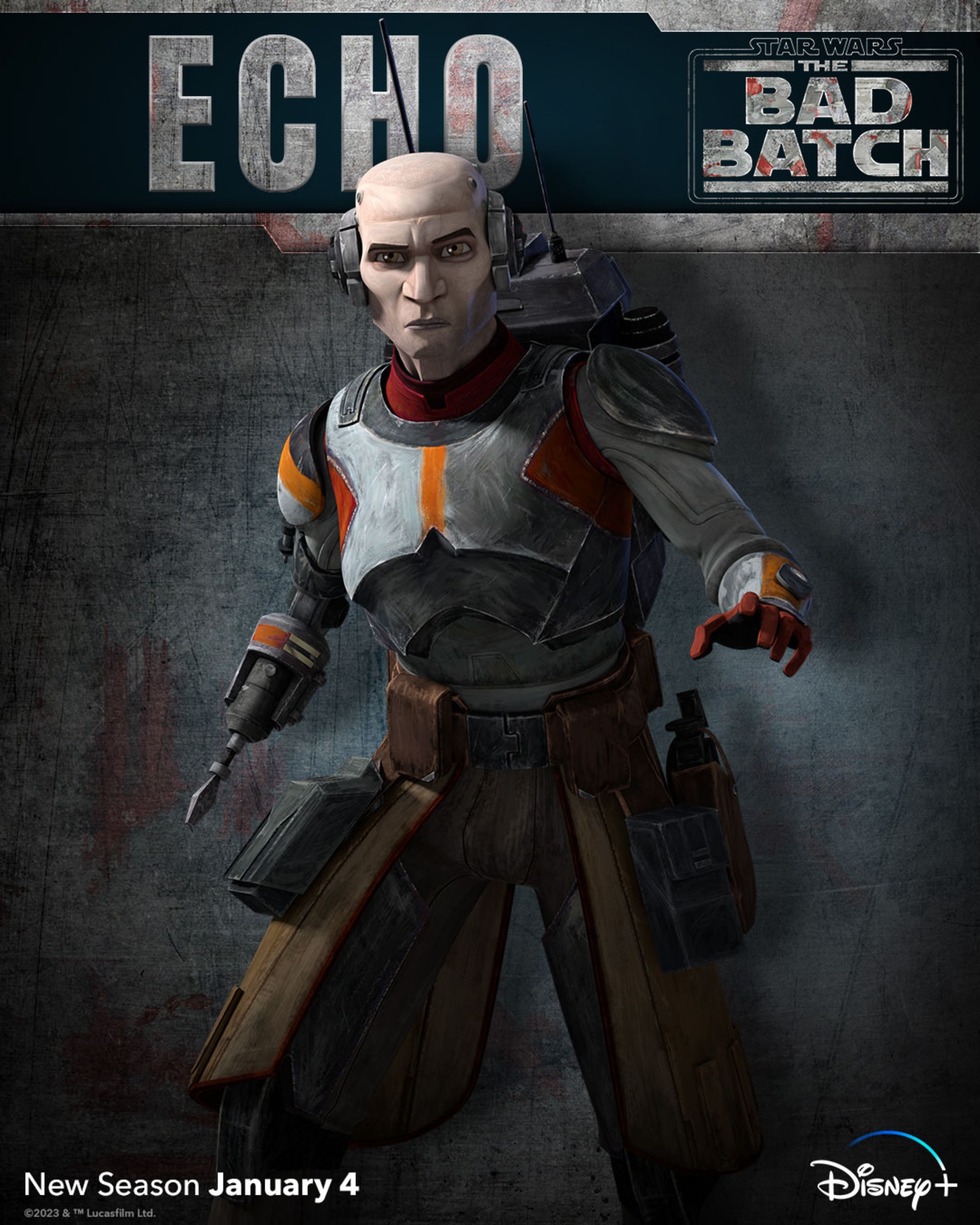 پوستر اکو در انیمیشن سریالی Star Wars: The Bad Batch