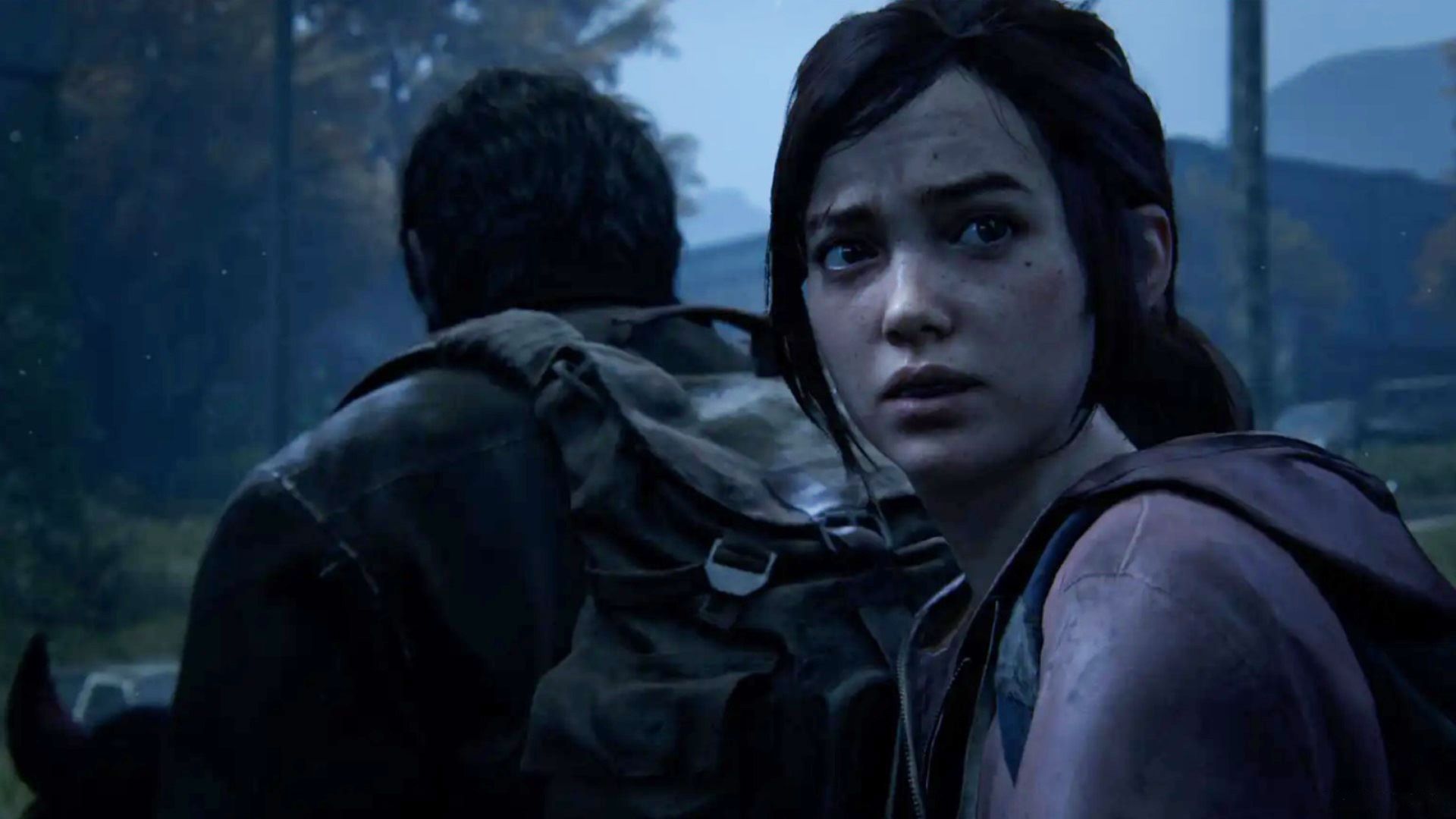 فرار جول و الی از دست کلیکرها در بازی The Last of Us Part 1