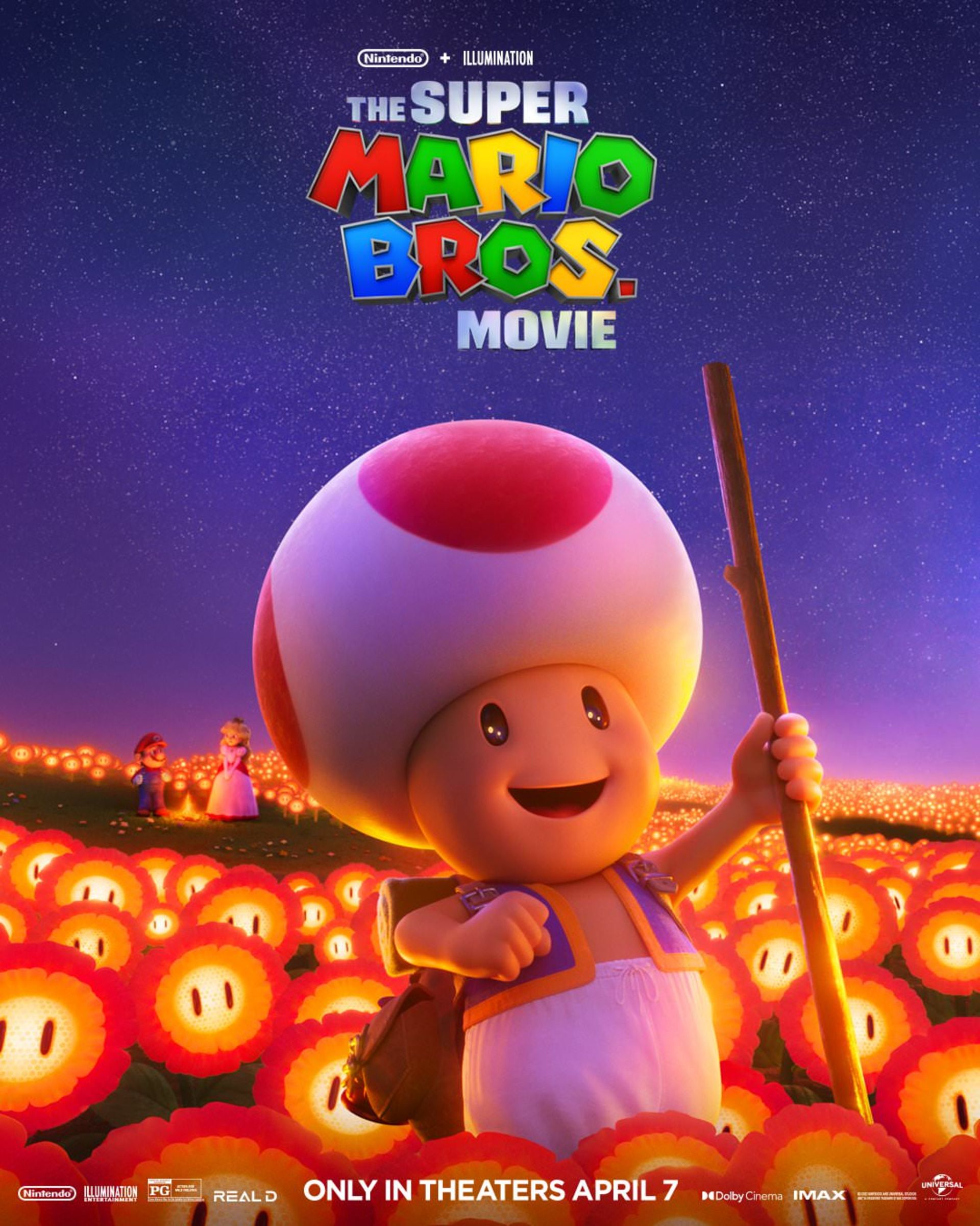 پوستر تود در انیمیشن The Super Mario Bros. Movie