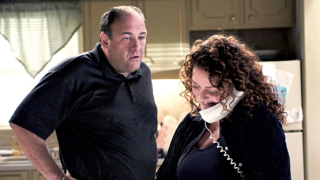 تونی سوپرانو و خواهرش جنیس در سریال The Sopranos 