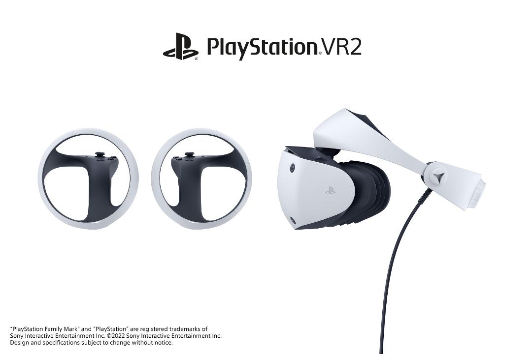 تصویرطراحی هدست PSVR2 و کنترلرهای PS VR2 Sense
