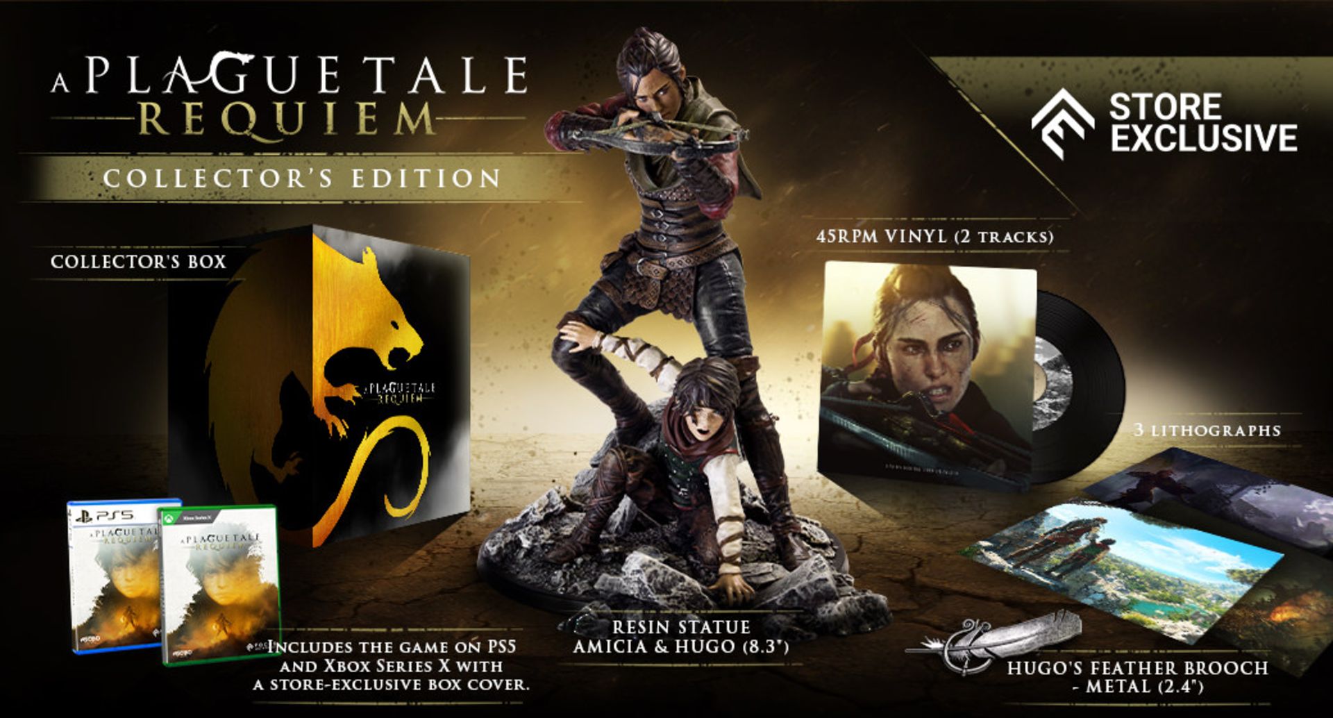 محتویات نسخه کالکتور بازی A Plague Tale: Requiem