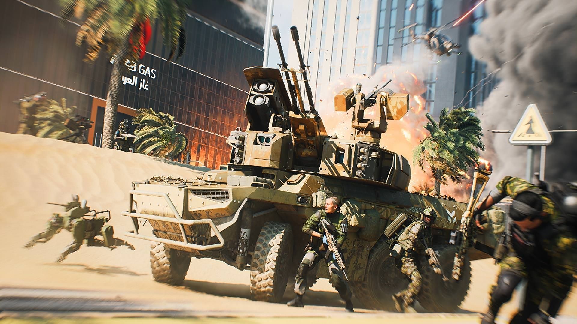 محیط و مبارزات بازی Battlefield 2042