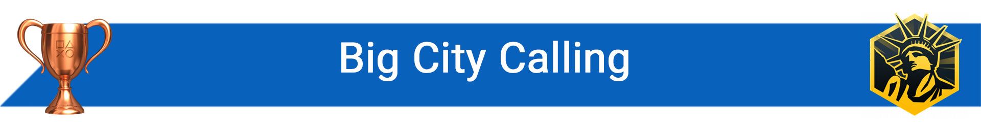 تروفی Big City Calling