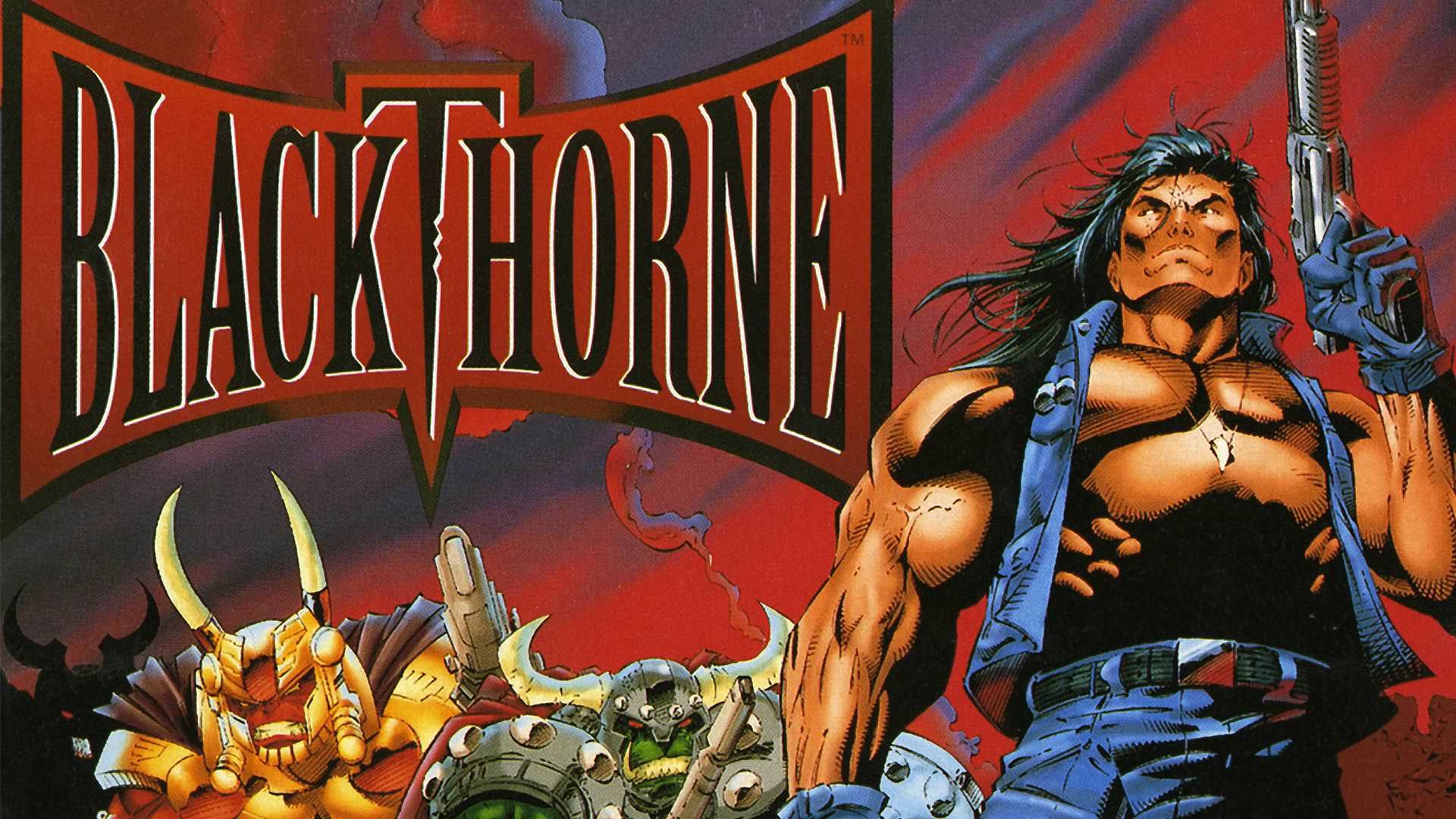 شخصیت اصلی بازی Blackthorne در کنار ارک‌ها