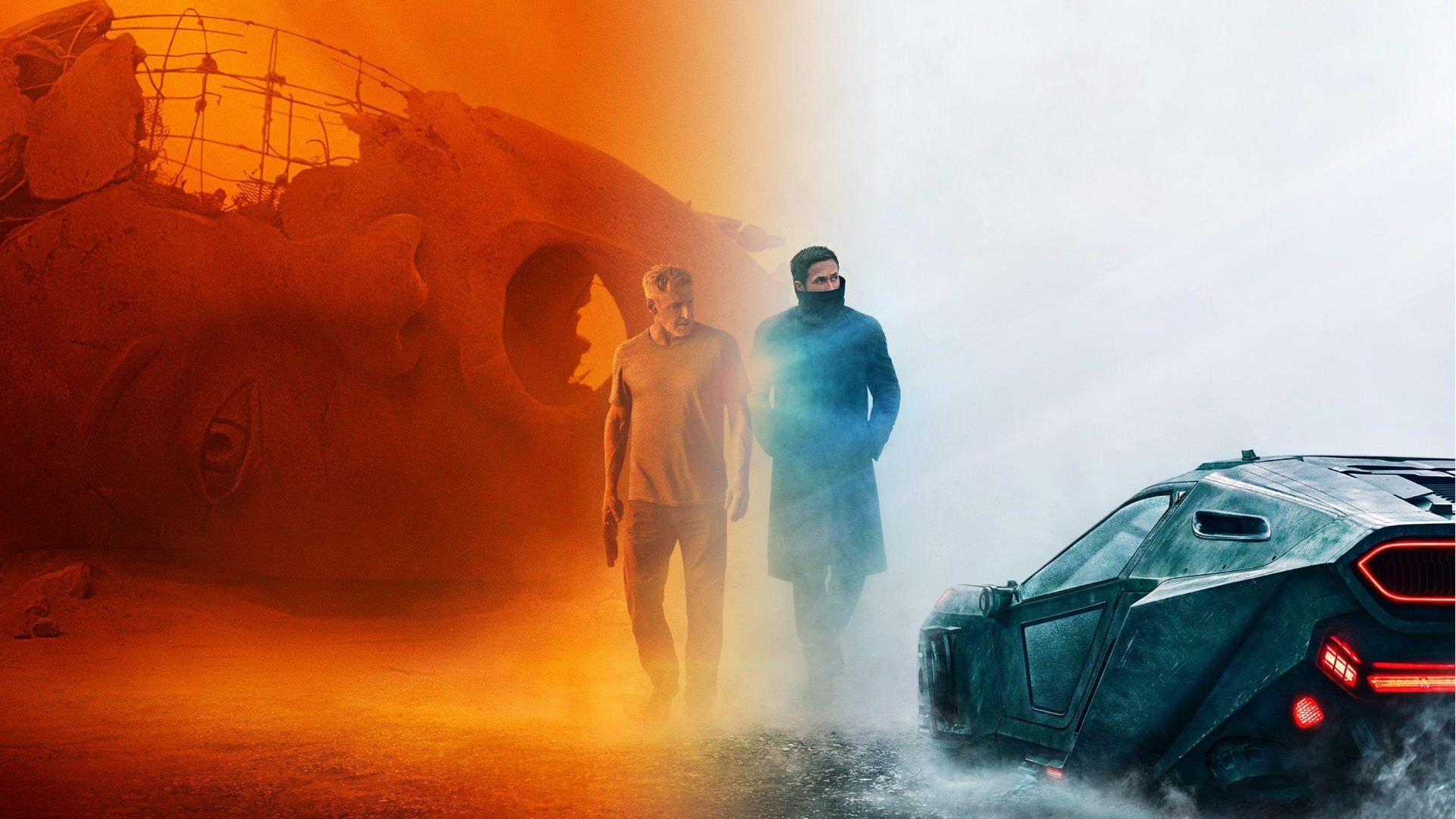 هریسون فورد و رایان گاسلینگ در پوستر فیلم Blade Runner 2049