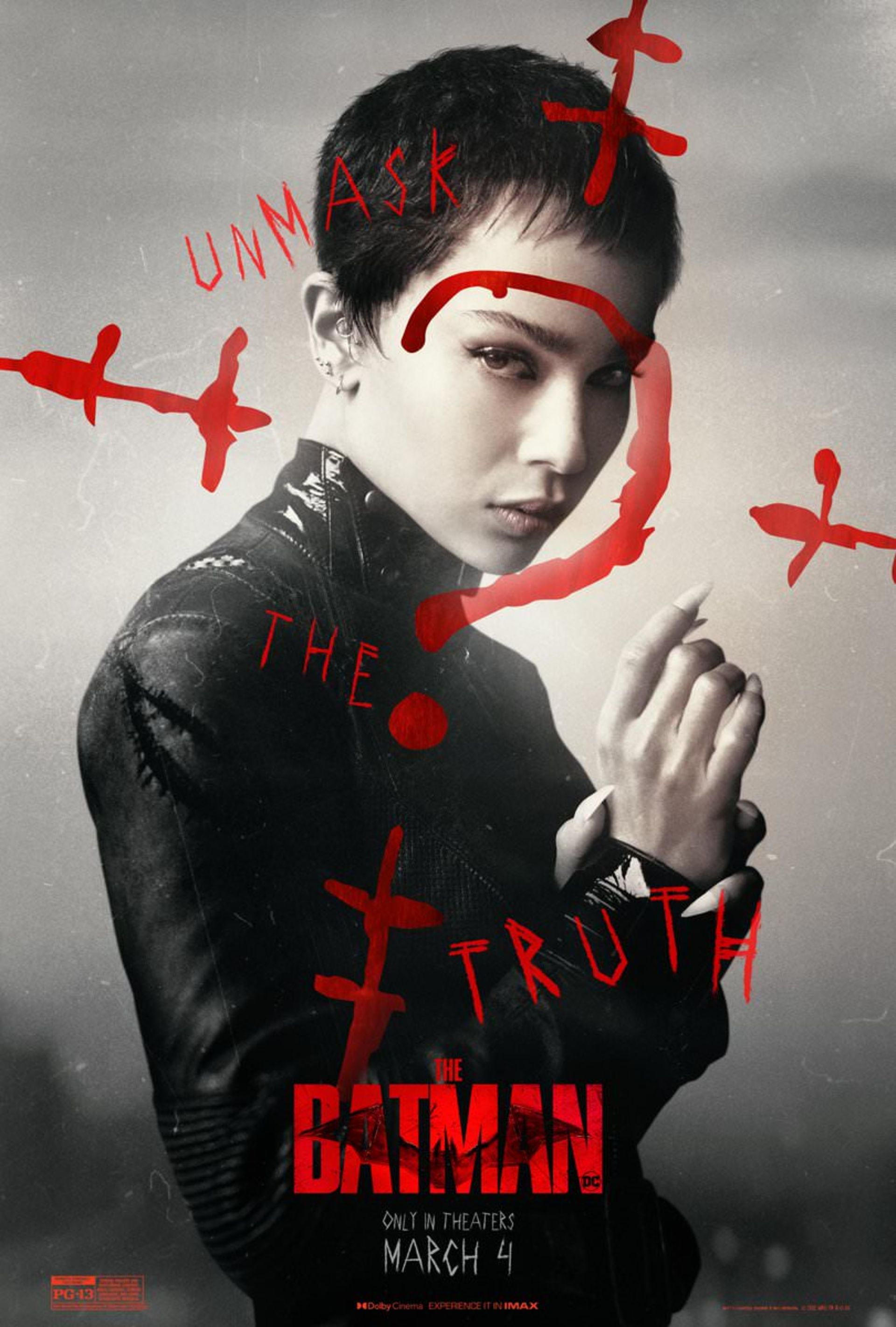 پوستر زن گربه‌ای فیلم The Batman به کارگردانی مت ریوز