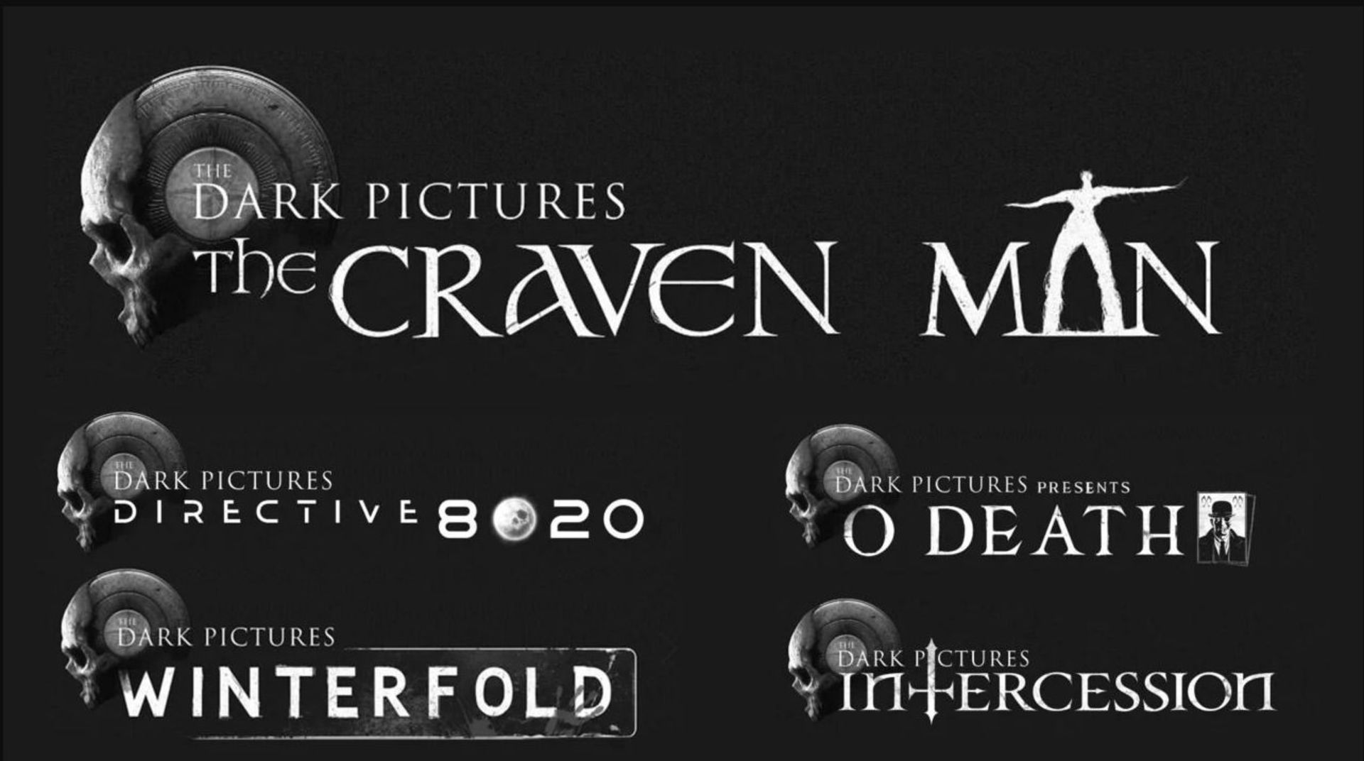 نام و لوگو پنج بازی جدید مجموعه The Dark Pictures