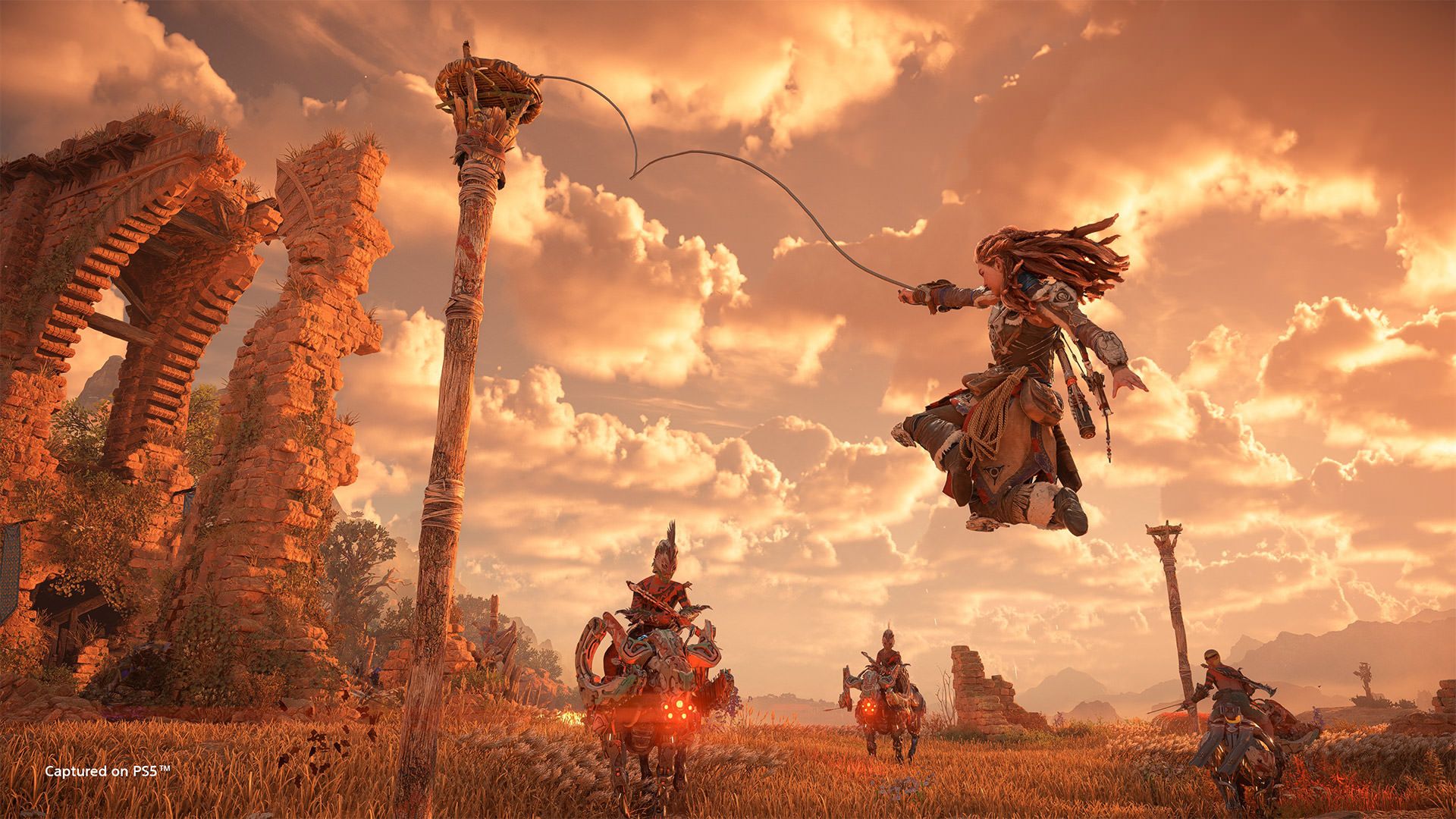 استفاده الوی از Pullcaster در Horizon Forbidden West