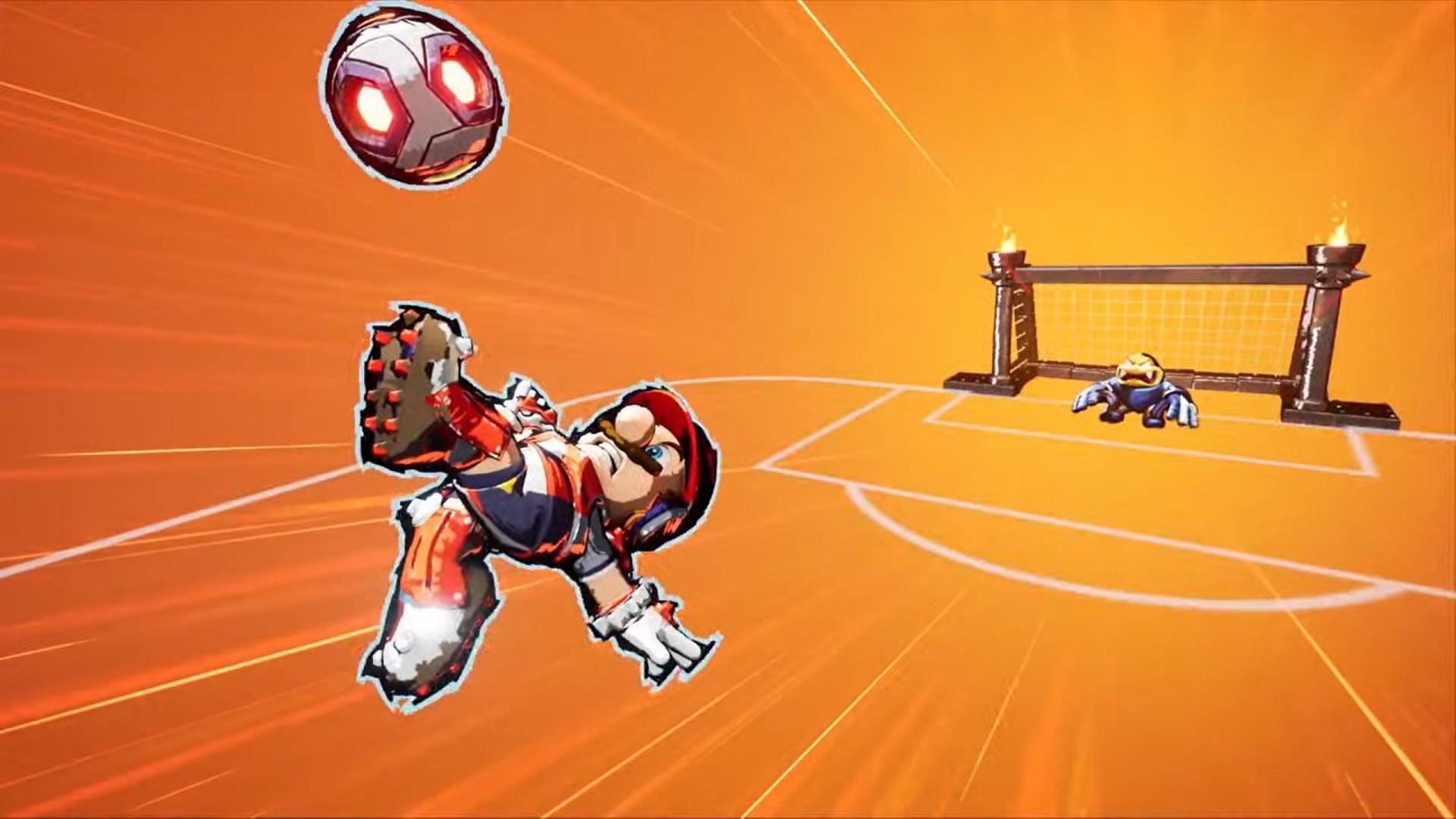 ضربه برگردان در بازی Mario Strikers: Battle League