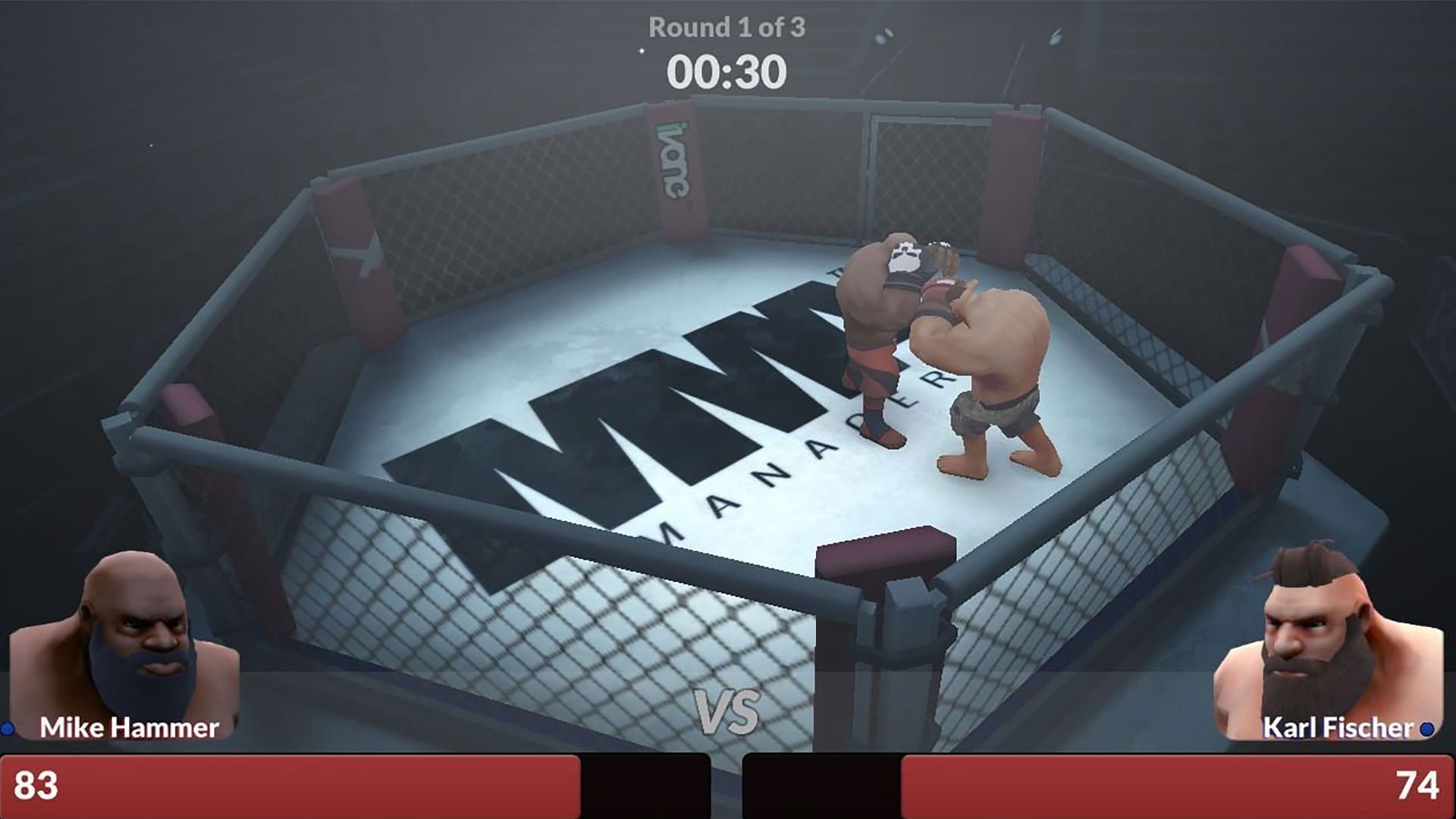 بازی اندروید MMA Manager: Fight Hard