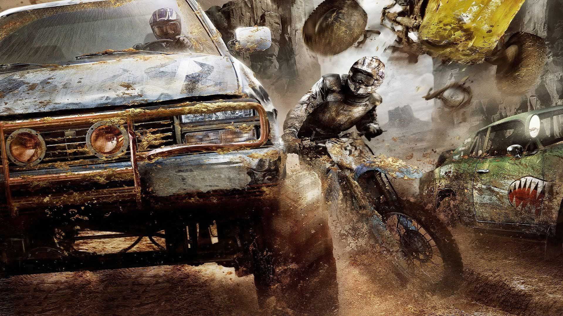 رقابت ماشین و موتور در بازی MotorStorm