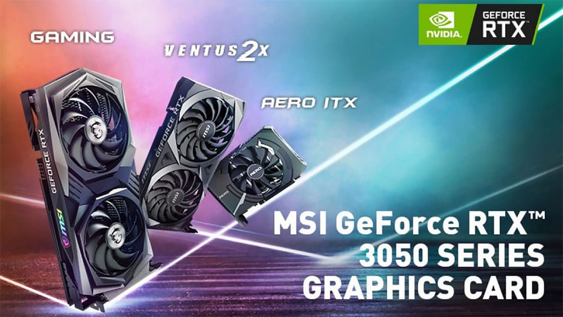 کارت های گرافیک 3050 شرکت MSI