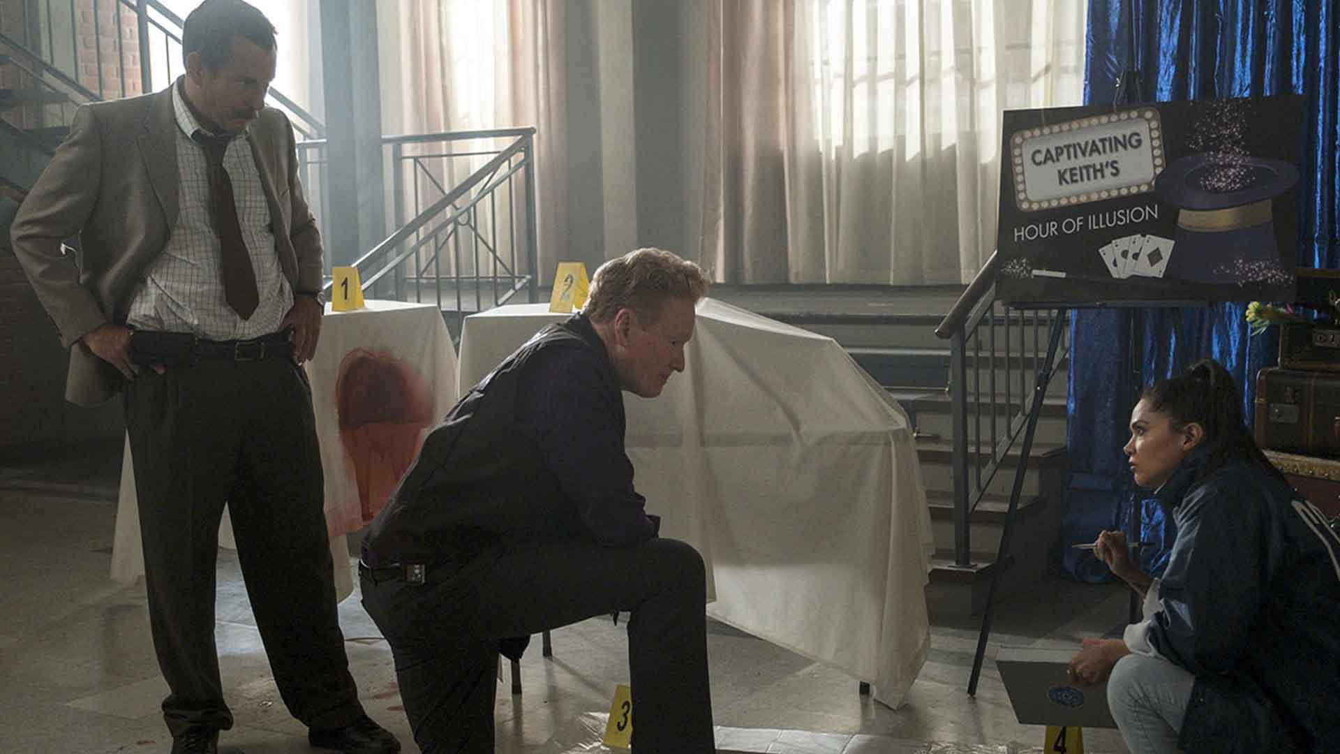 ویل آرنت به همراه کونان اوبرایان در سریال Murderville