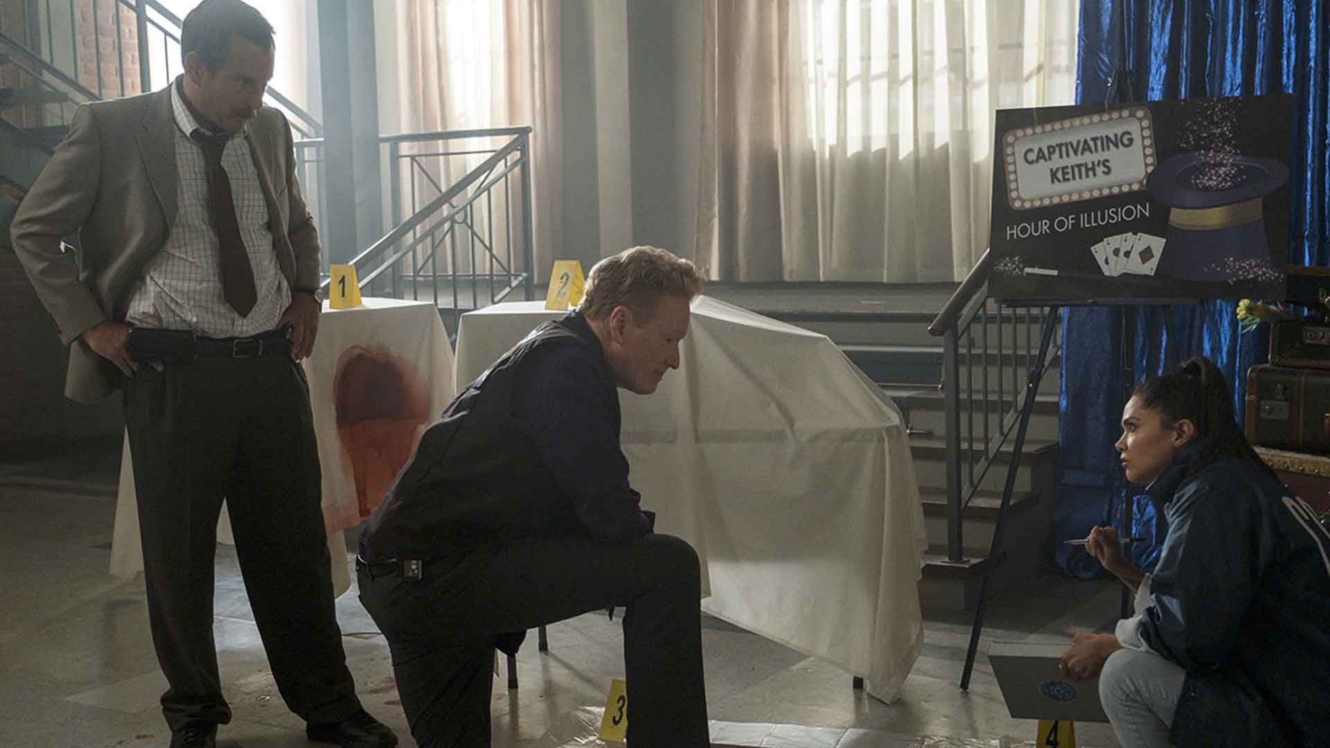 ویل آرنت به همراه کونان اوبرایان در سریال Murderville