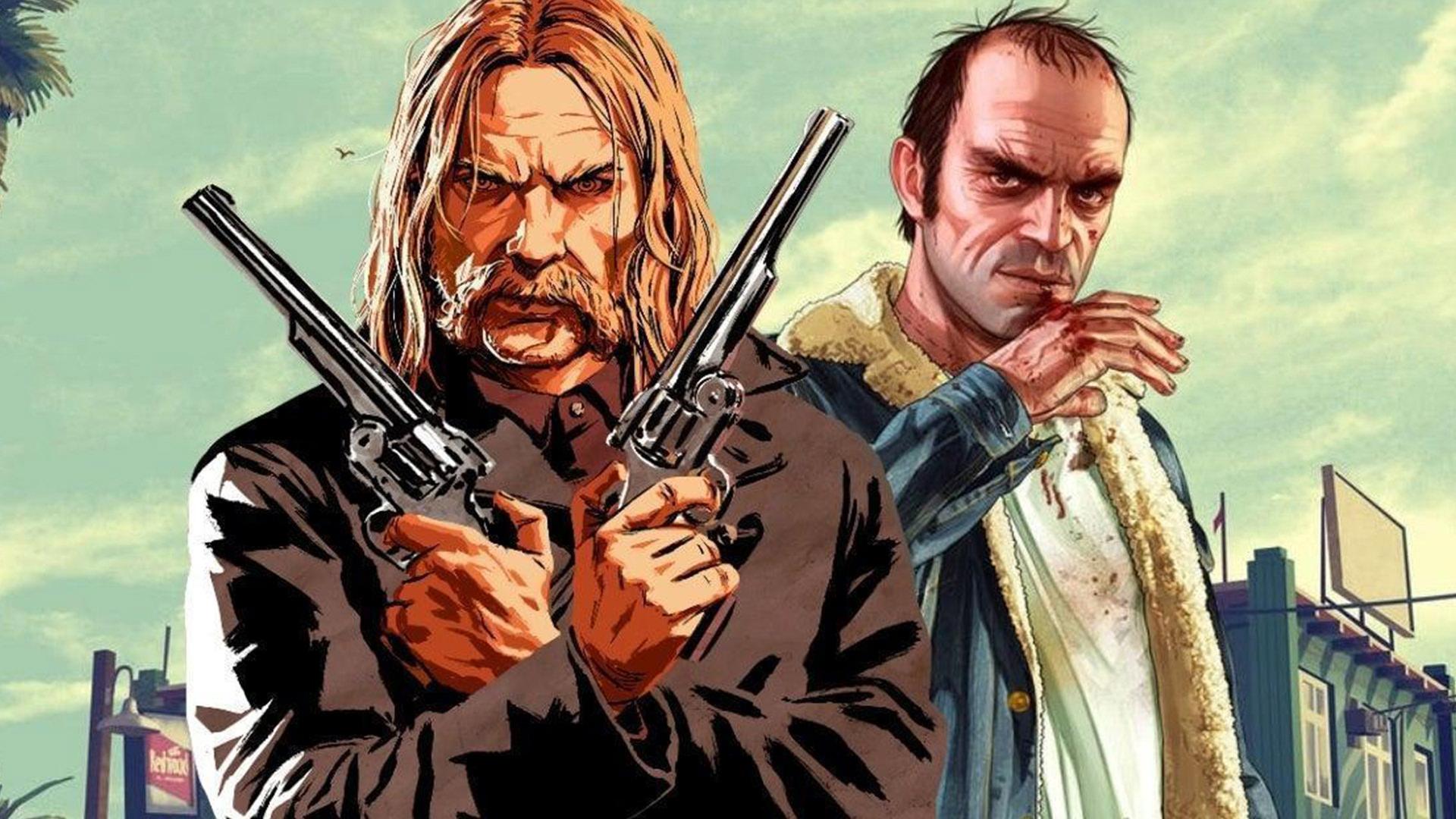 کاراکترهای خیره‌کننده Red Dead Redemption 2 و GTA V 