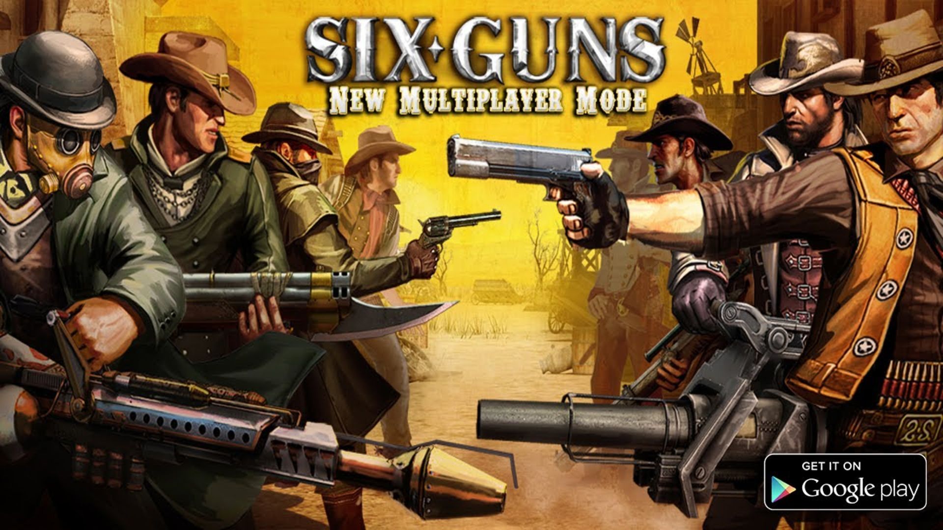 بازی اندروید six guns gang showdown