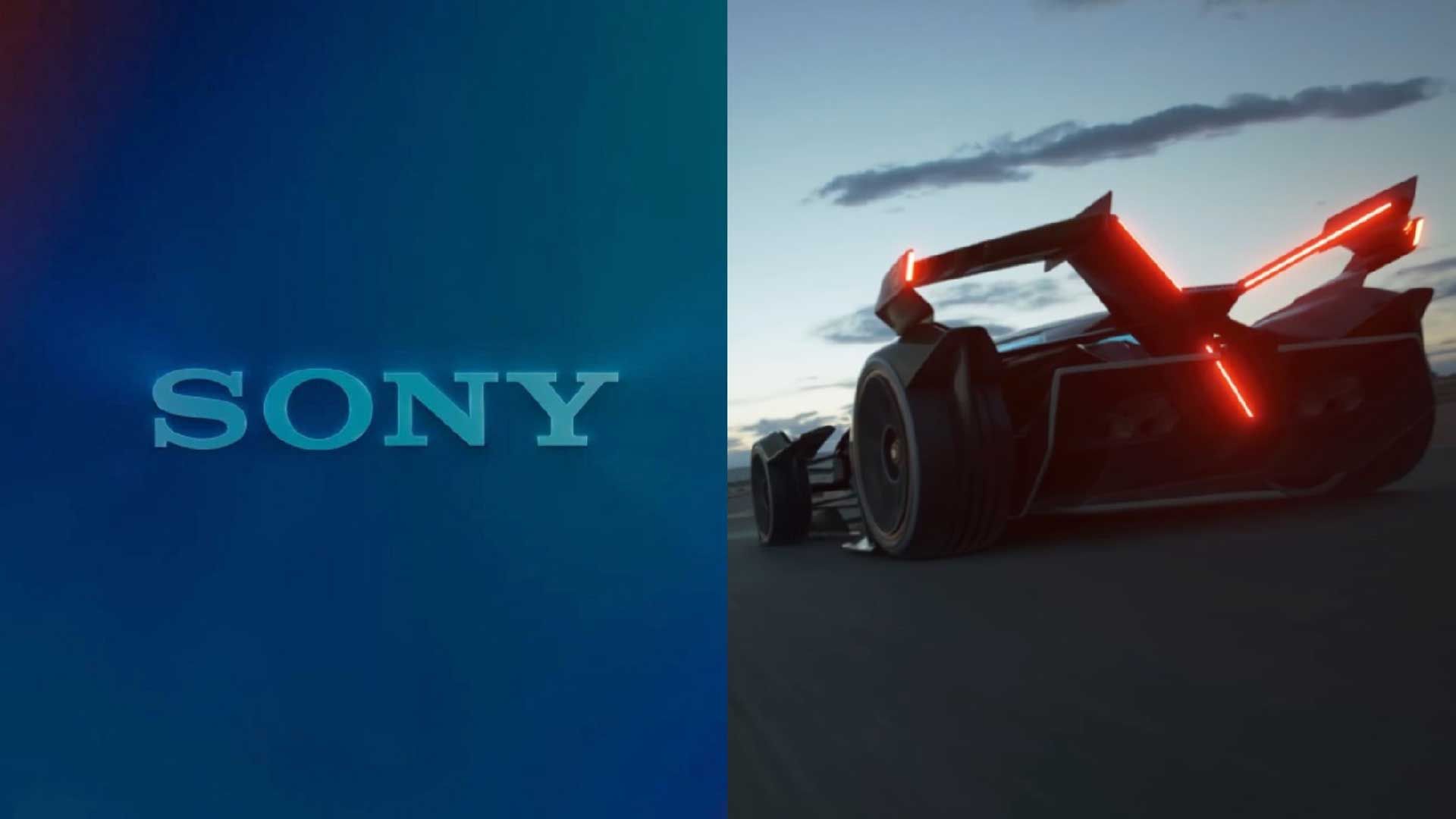 ماشین زیبا در سری بازی Gran Turismo پلی استیشن و لوگو سونی