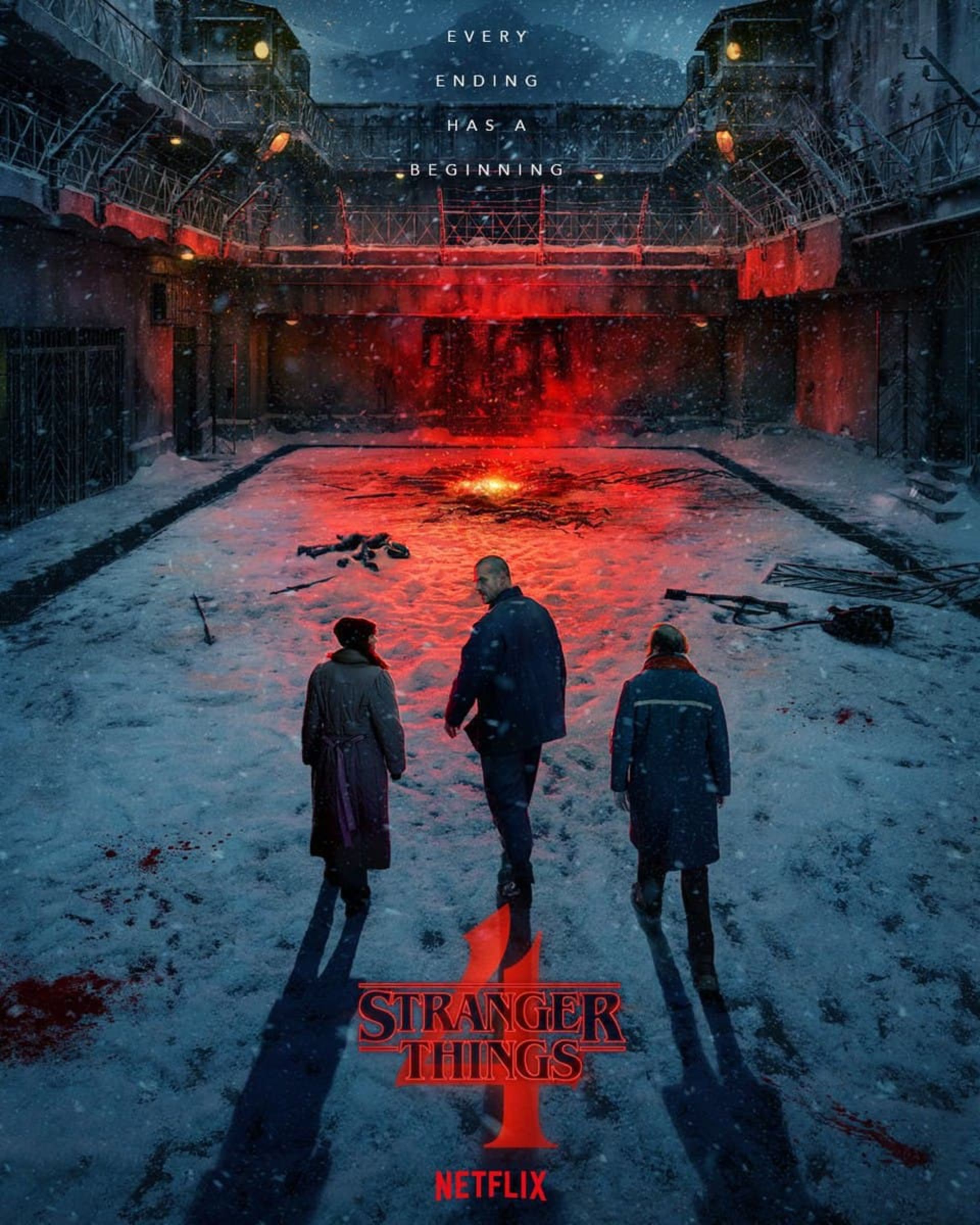 پوستر روسیه فصل چهارم سریال Stranger Things