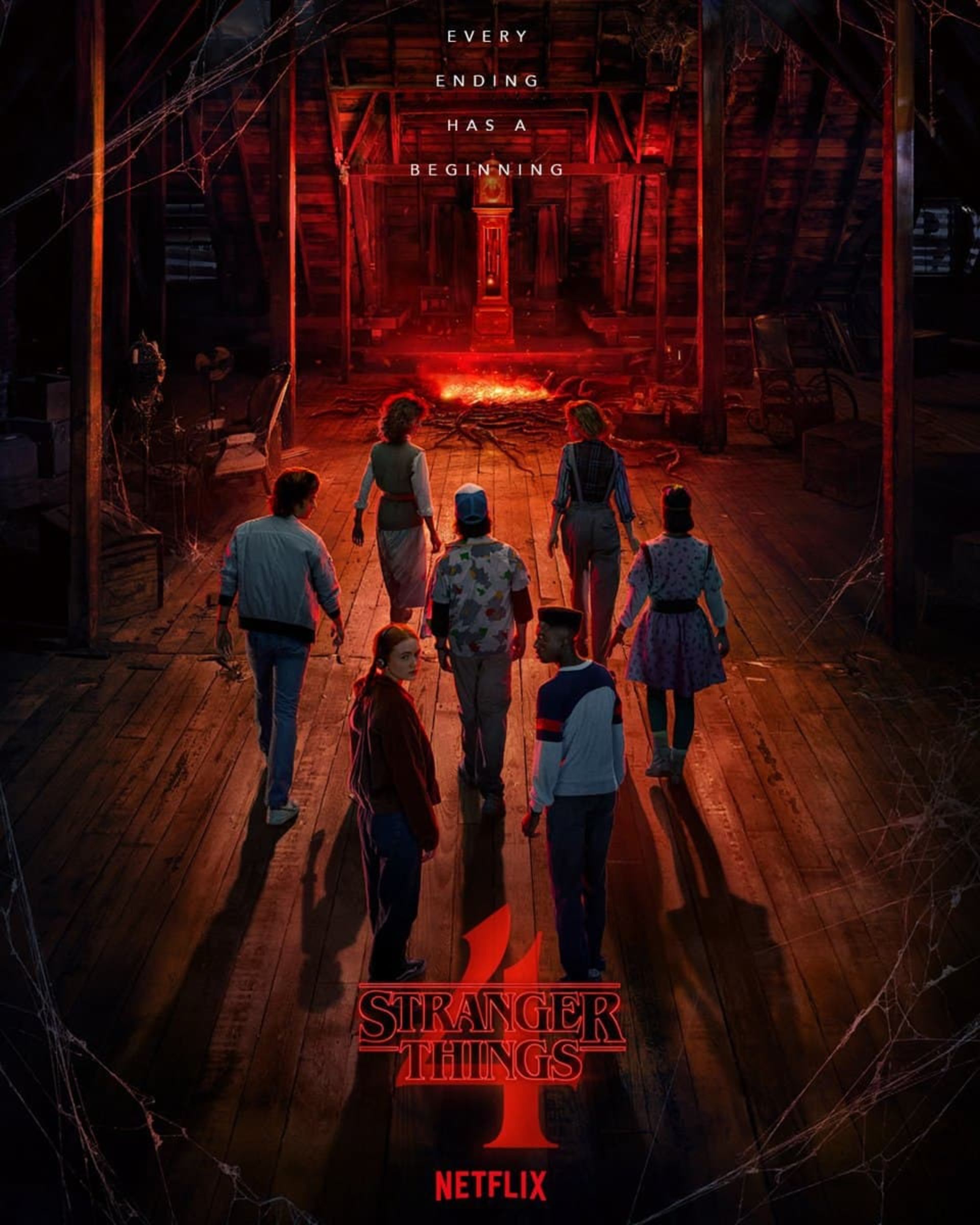 پوستر هاوکینز فصل چهارم سریال Stranger Things