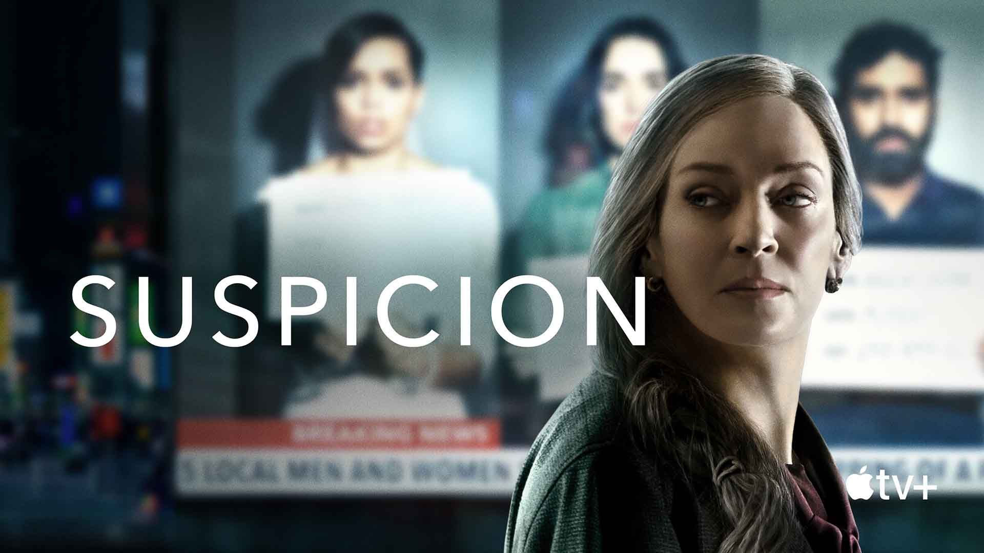 اوما تورمن در پوستر سریال Suspicion 