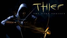 شخصیت اصلی بازی Thief The Dark Project با کمان در تاریکی