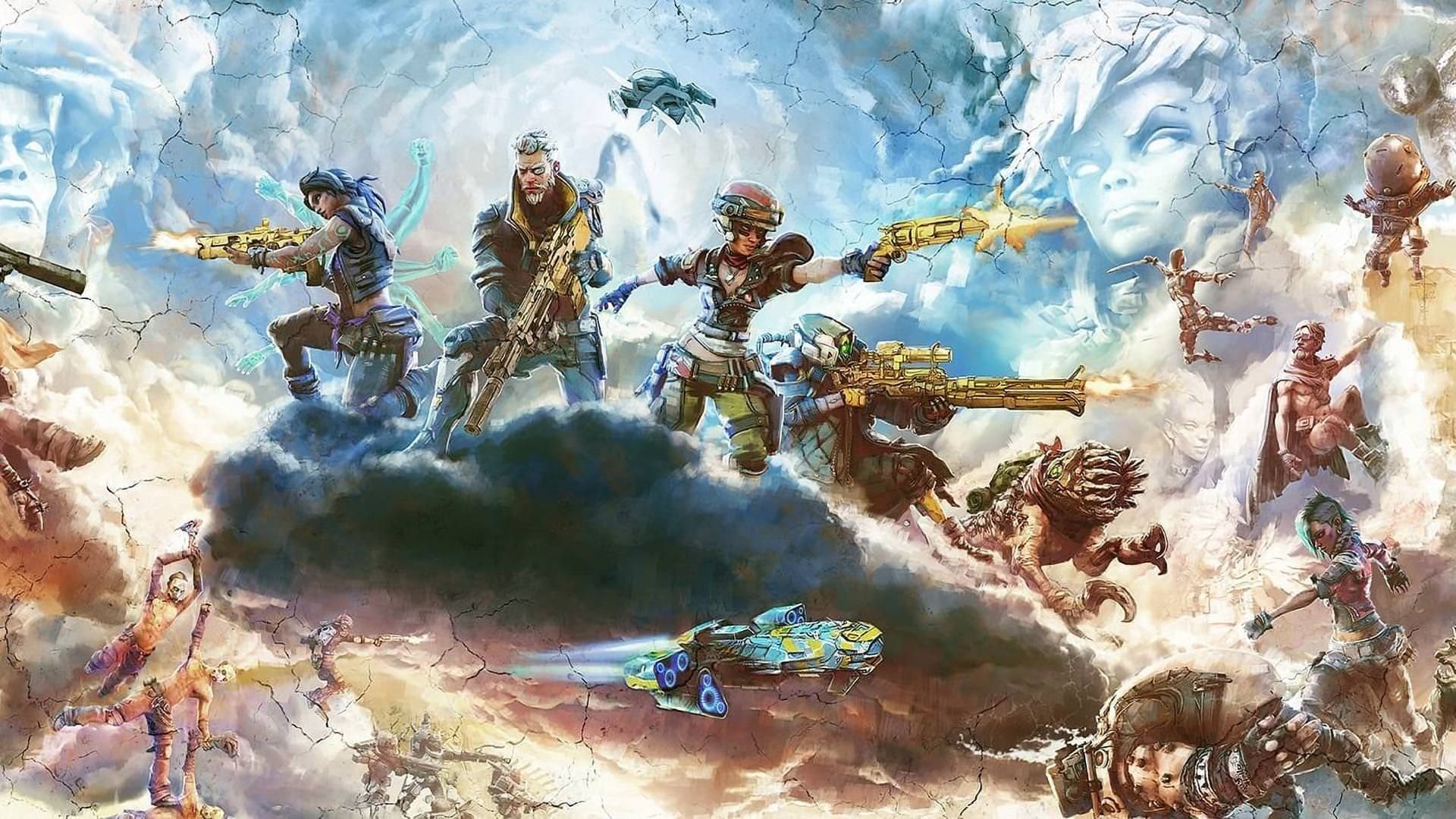 کاراکترهای بازی Borderlands 3 مشغول مبارزه