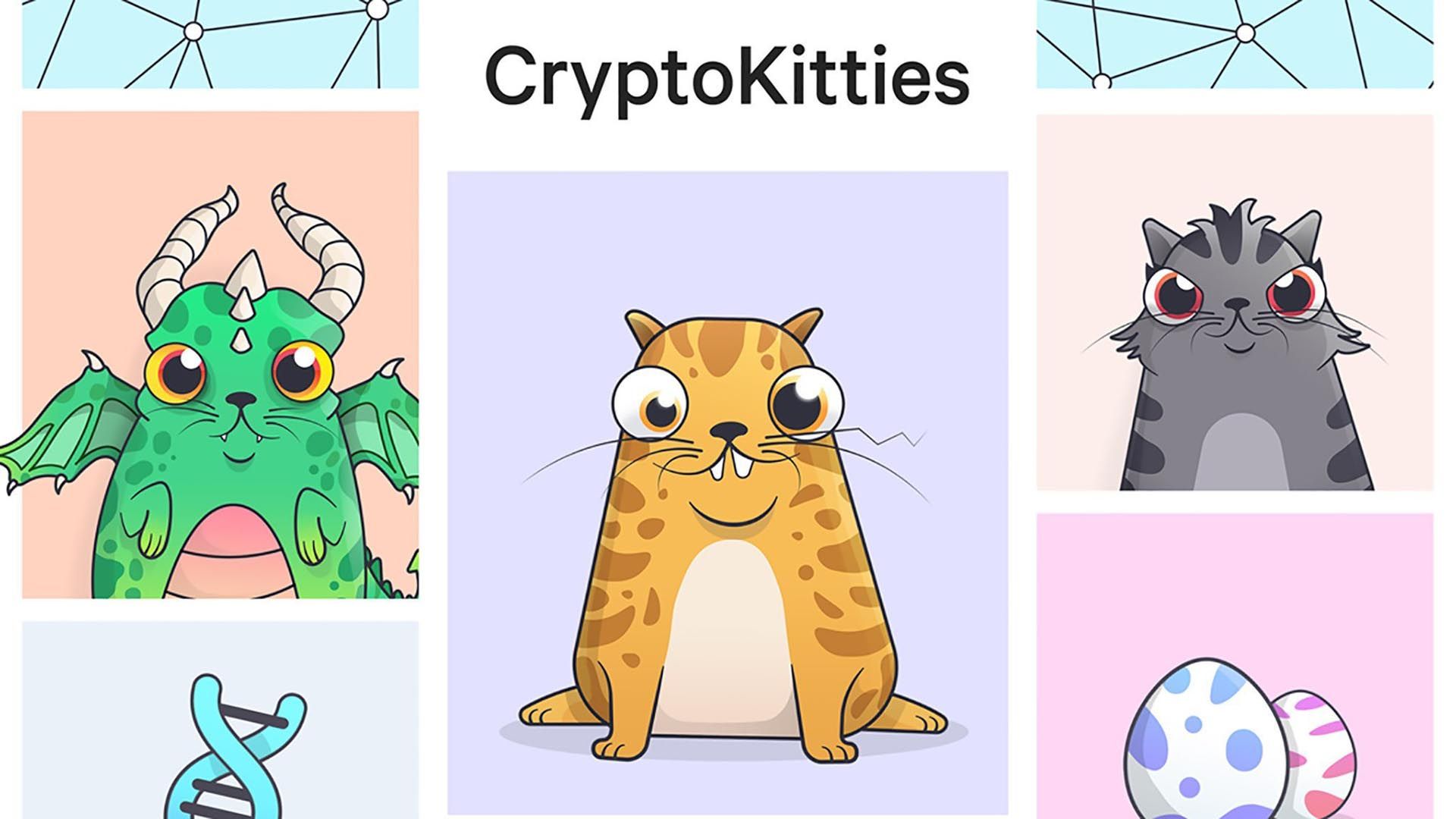 شخصیت‌های کارتونی بازی CryptoKitties