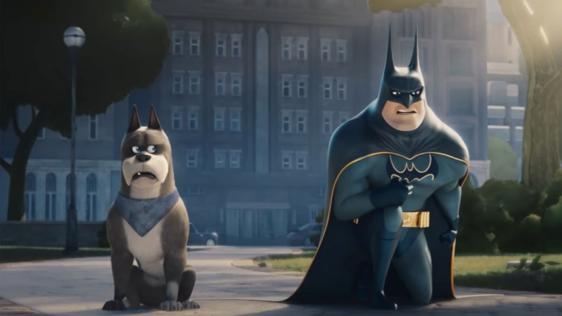 بتمن و ایس د بت هاند در انیمیشن DC League of Super-Pets