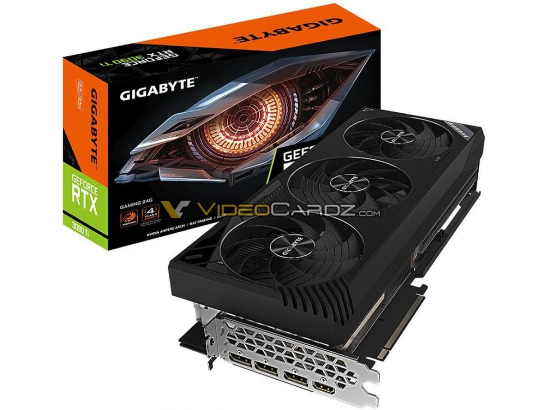 طراحی کارت گرافیک Gigabyte GeForce RTX 3090 Ti GAMING