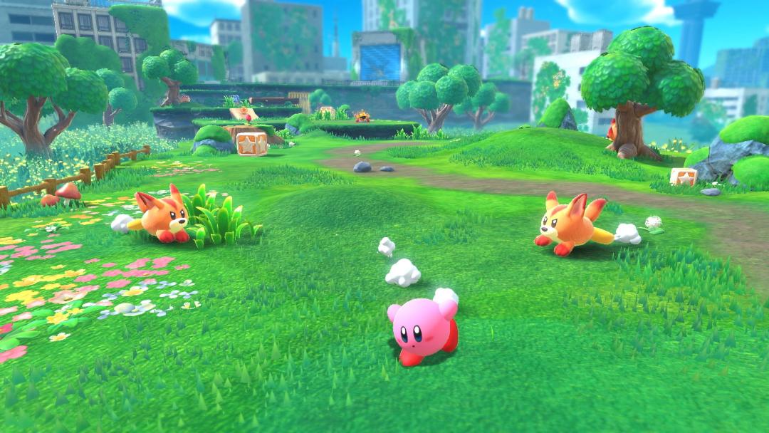 گشت و گذار در جهان Kirby and the Forgotten Land