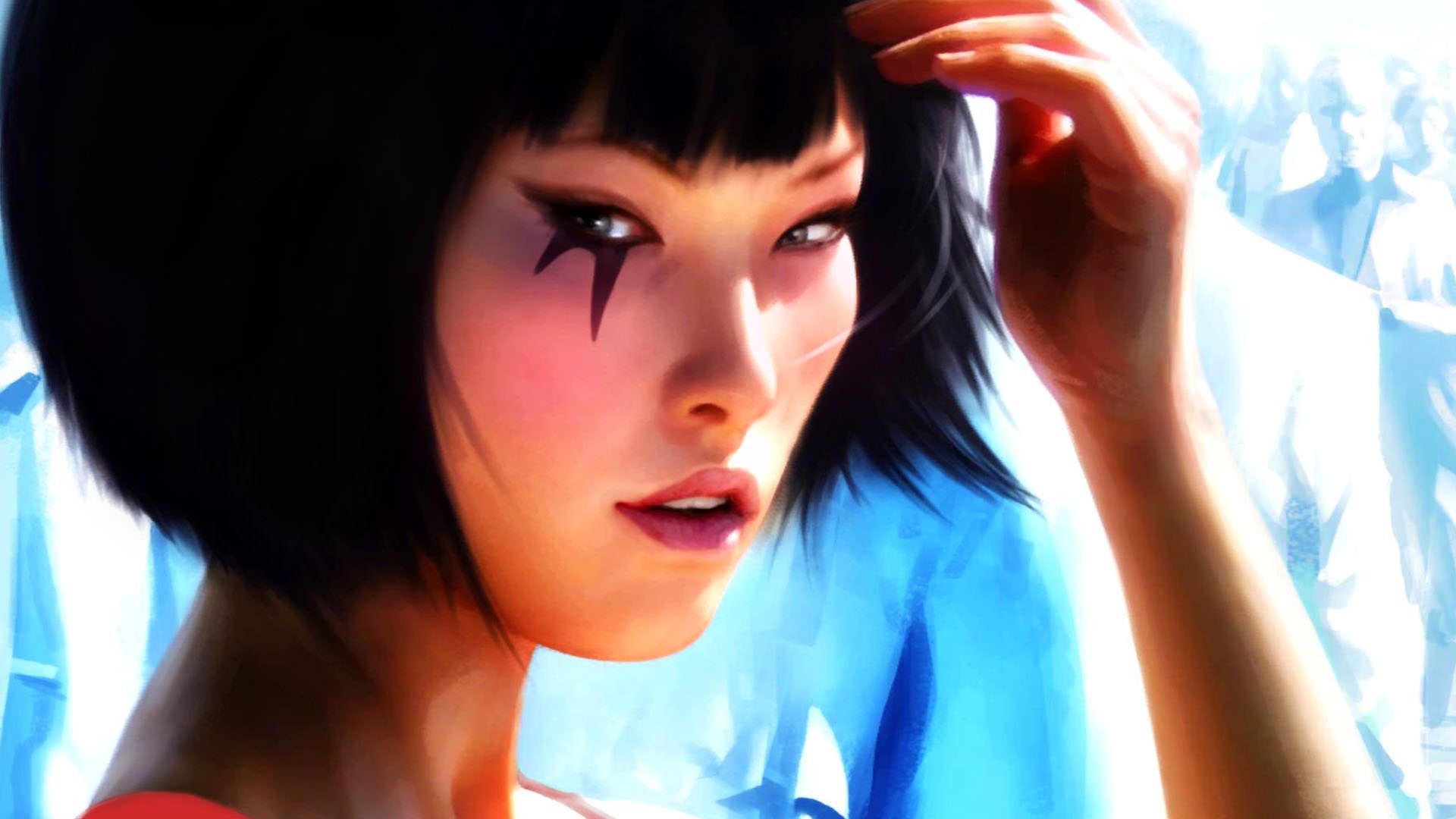 چهره شخصیت اصلی بازی Mirrors Edge