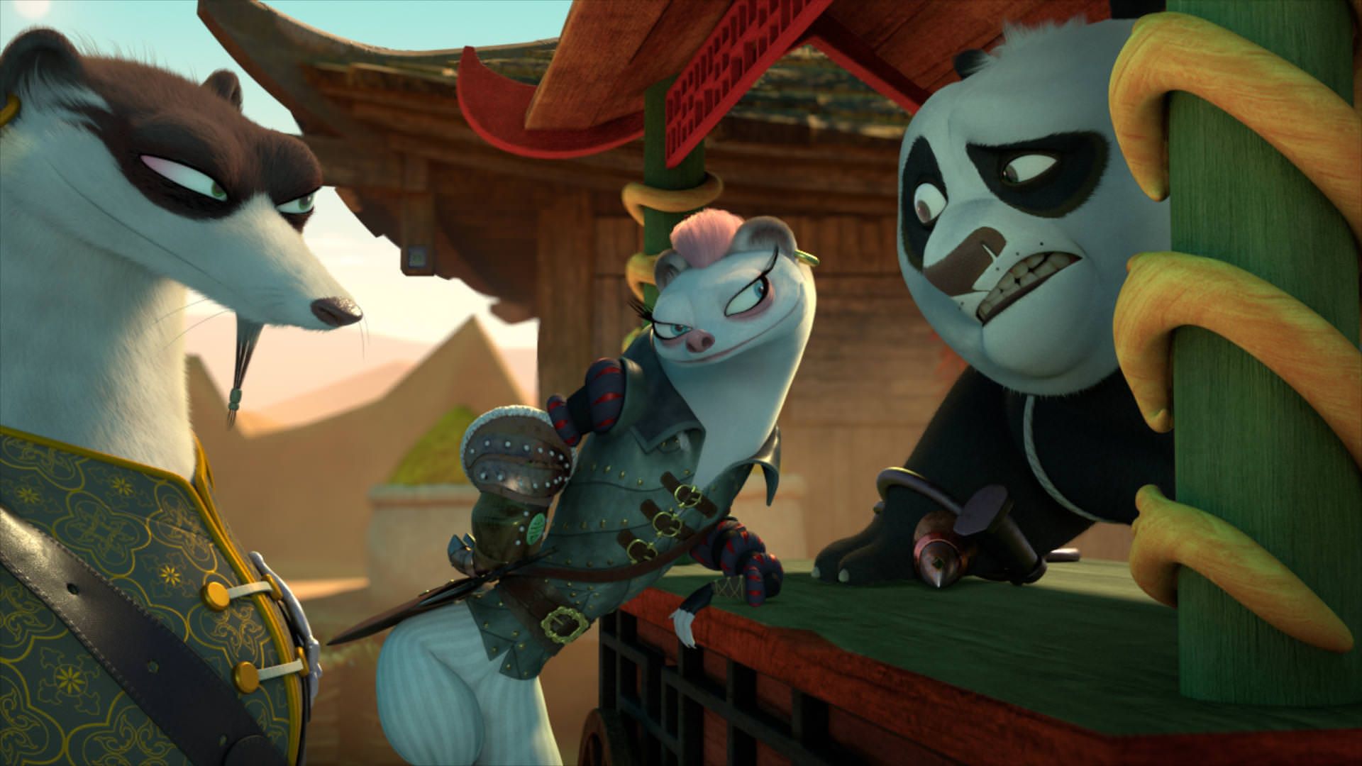 واهمه پو از شخصیت‌های دیگر انیمیشن سریالی Kung Fu Panda: The Dragon Knight