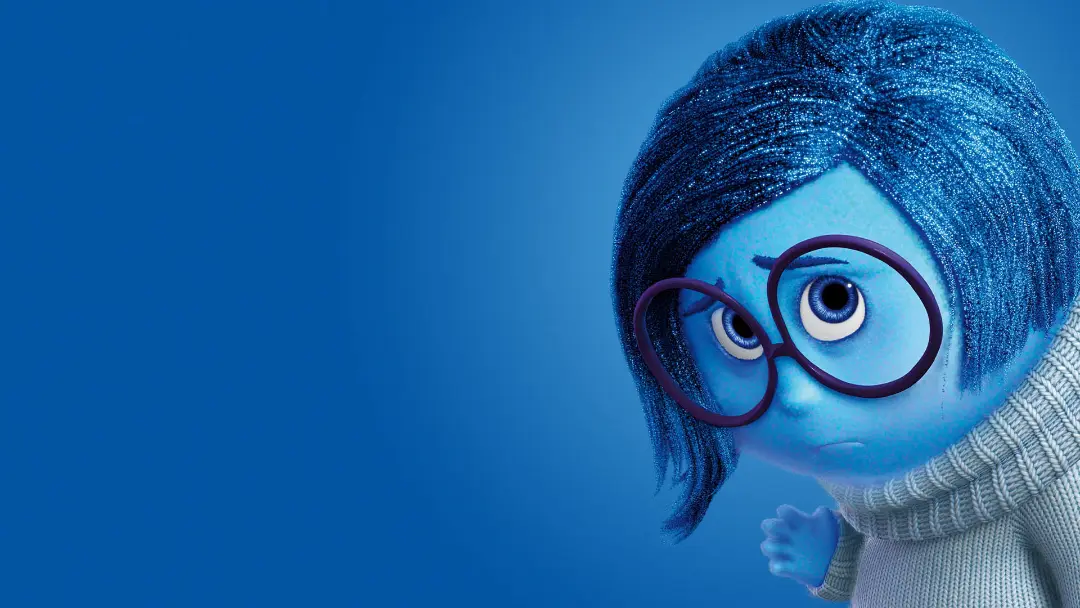 شخصیت غمگین با صداپیشگی فیلیس اسمیت در انیمیشن inside out