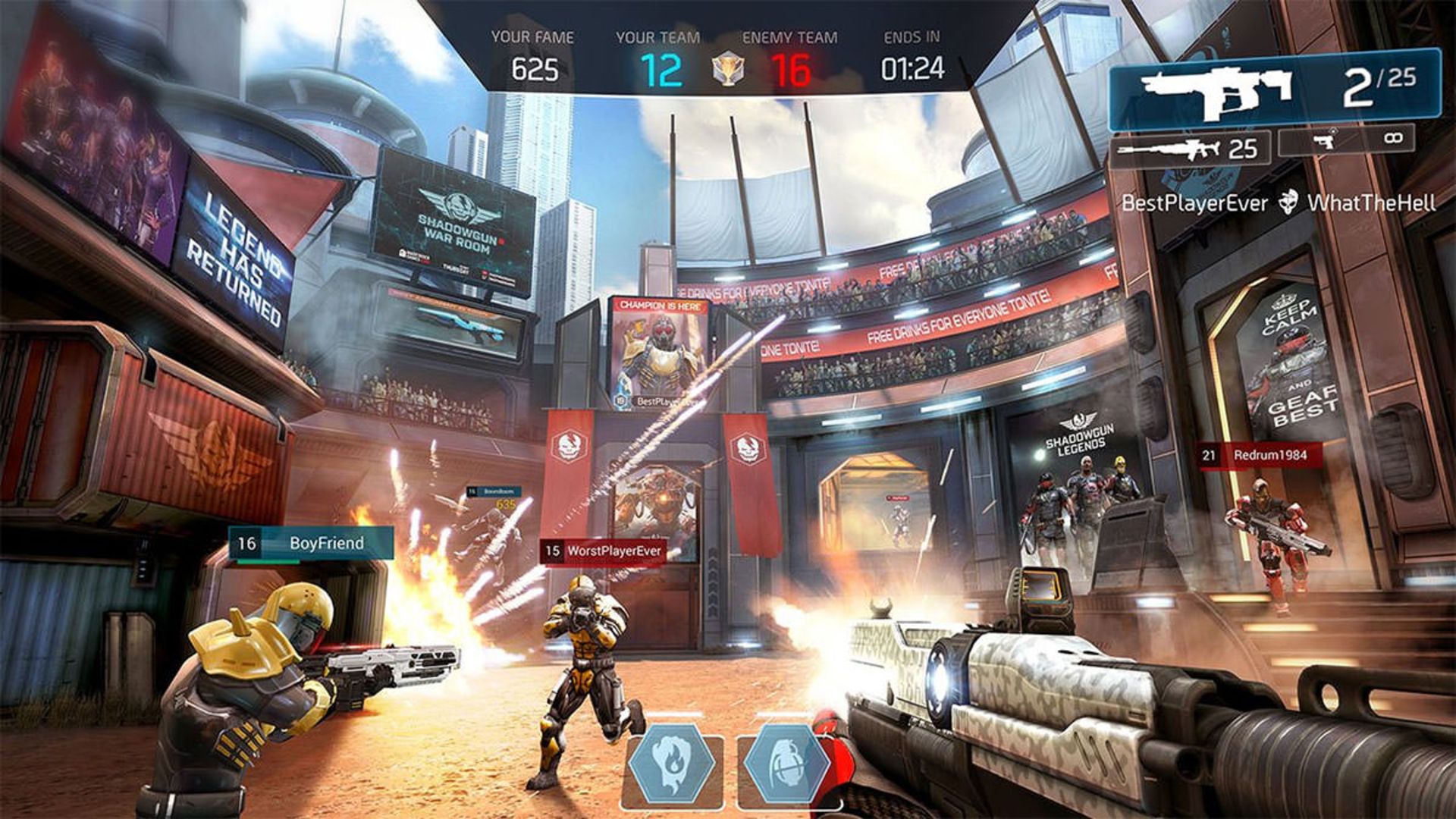 بازی اندروید Cover art Shadowgun Legends: Online FPS